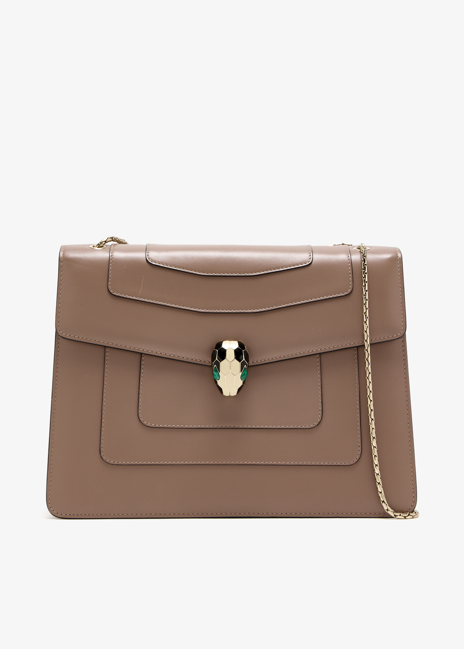 

Serpenti Forever shoulder bag, Taupe