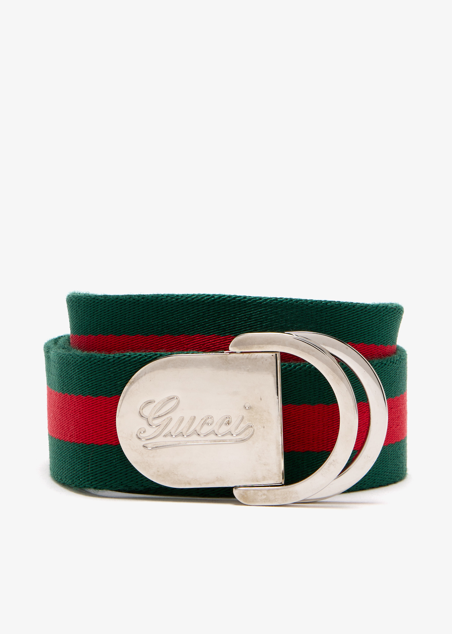 

D-Ring buckle web belt, Multicolored