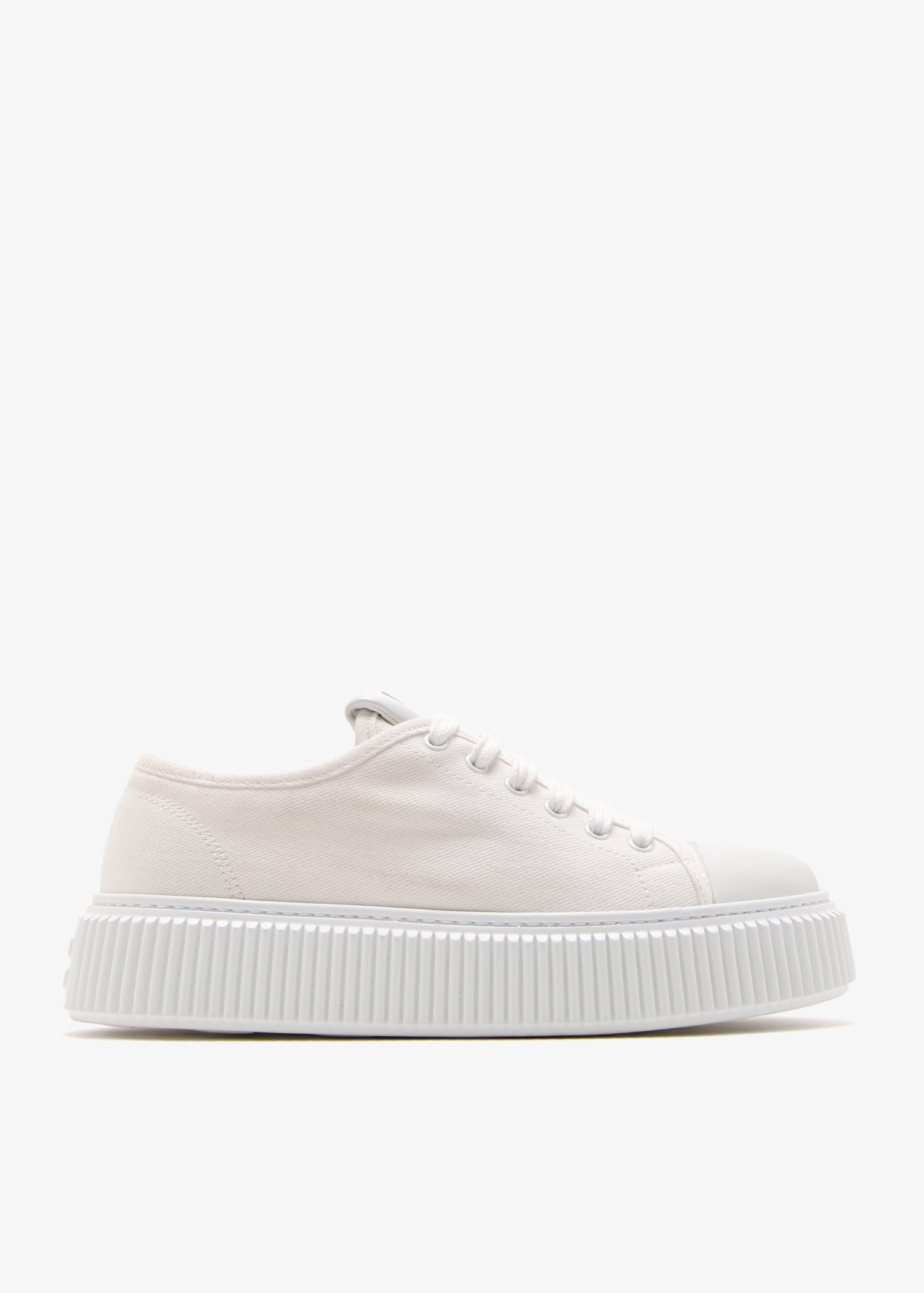 

Canvas chunky sneakers, Cream