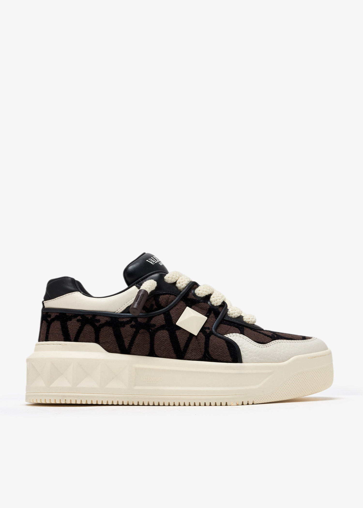 

One Stud XL Toile Iconographe sneakers, Brown