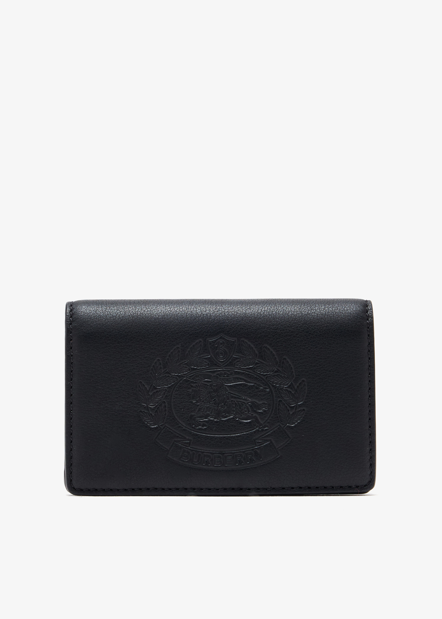 

Logo-embossed bifold wallet, Navy