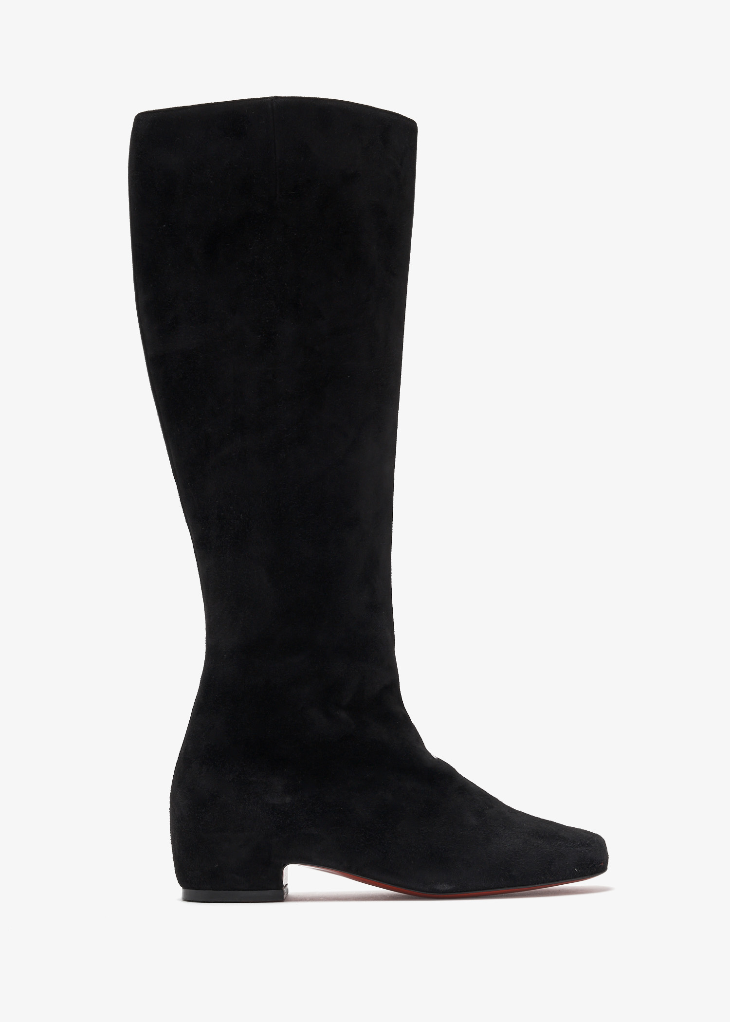 

Zipped knee-high boots, Black