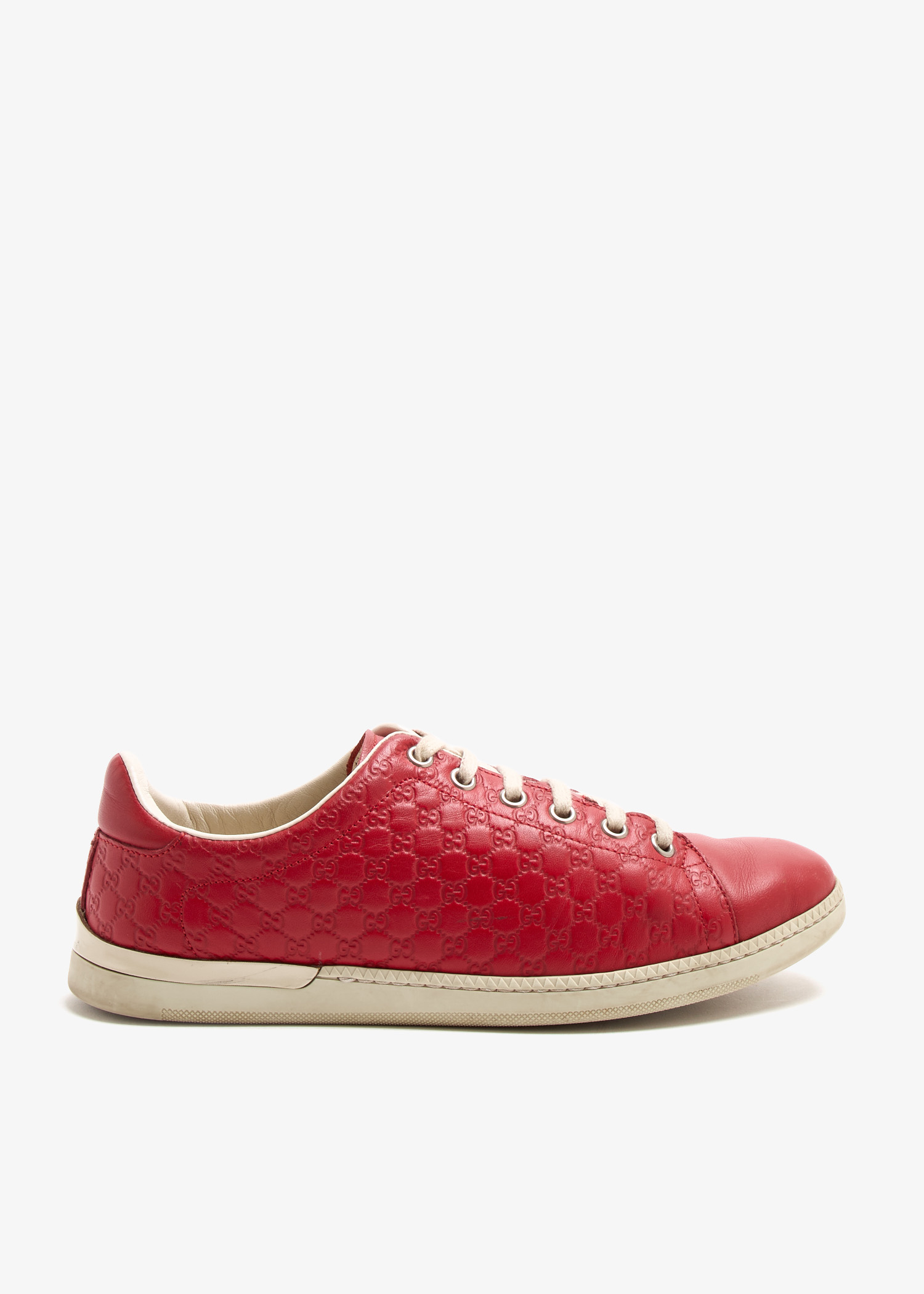 

Micro Guccissima sneakers, Red