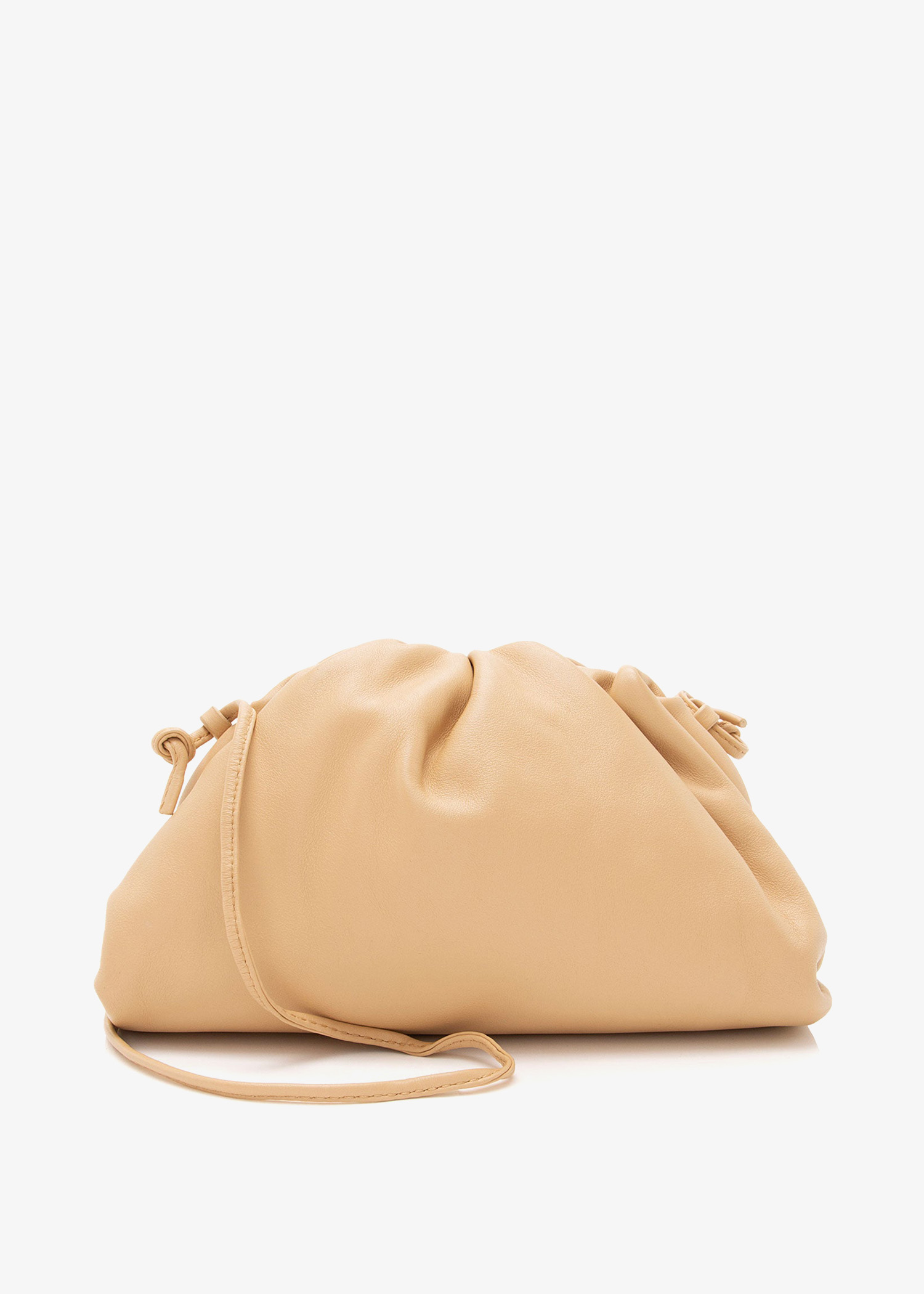 

Mini Pouch clutch, Beige