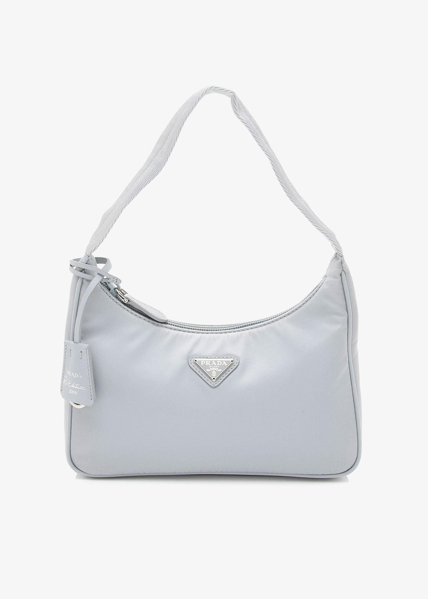 

Tessuto Re-Edition 2000 mini hobo bag, Grey