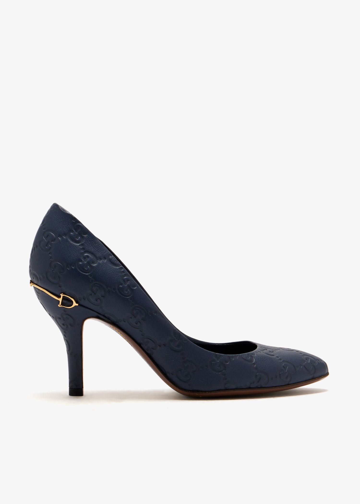 

GG Horsebit pumps, Navy
