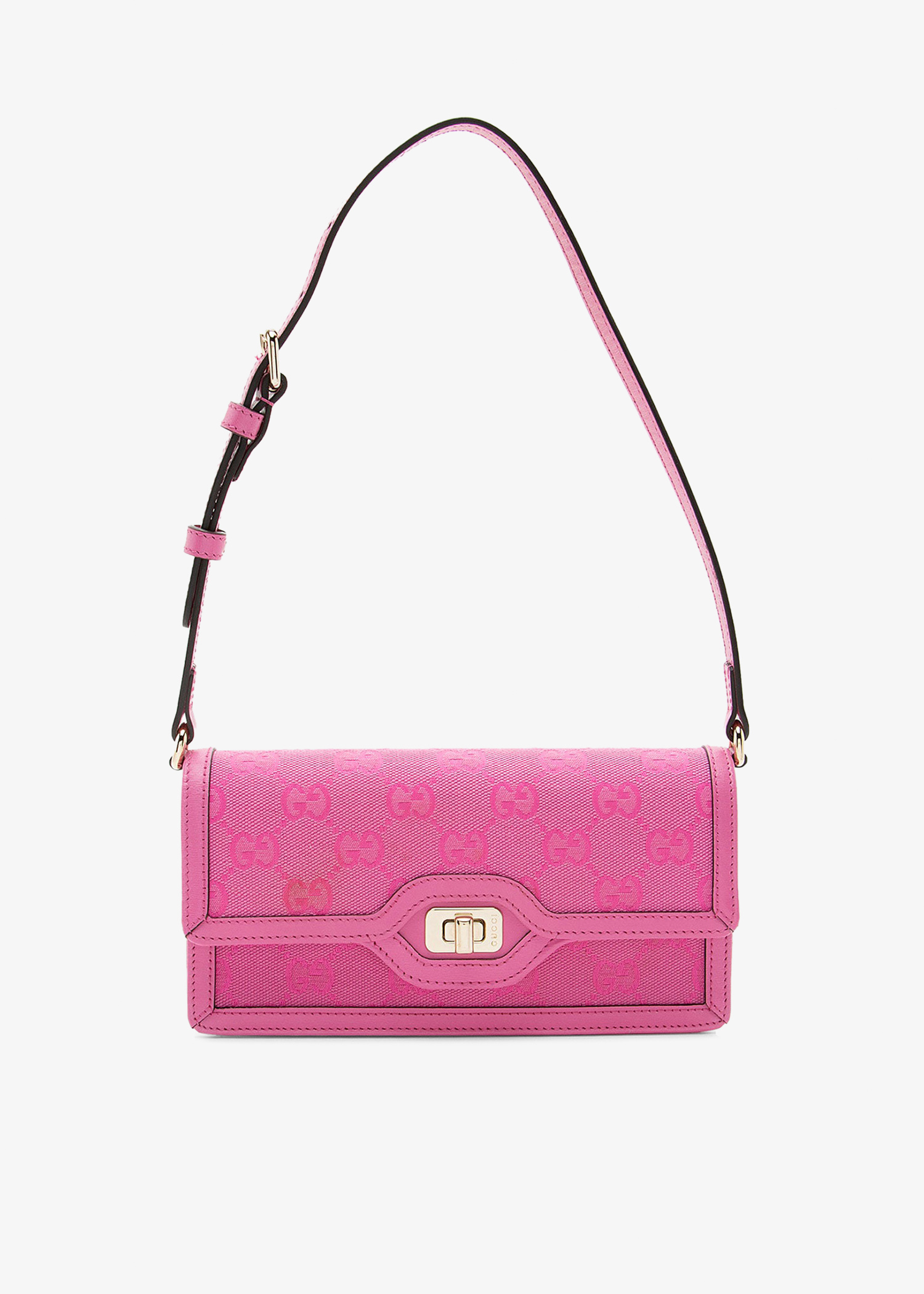

GG Canvas Luce mini shoulder bag, Pink