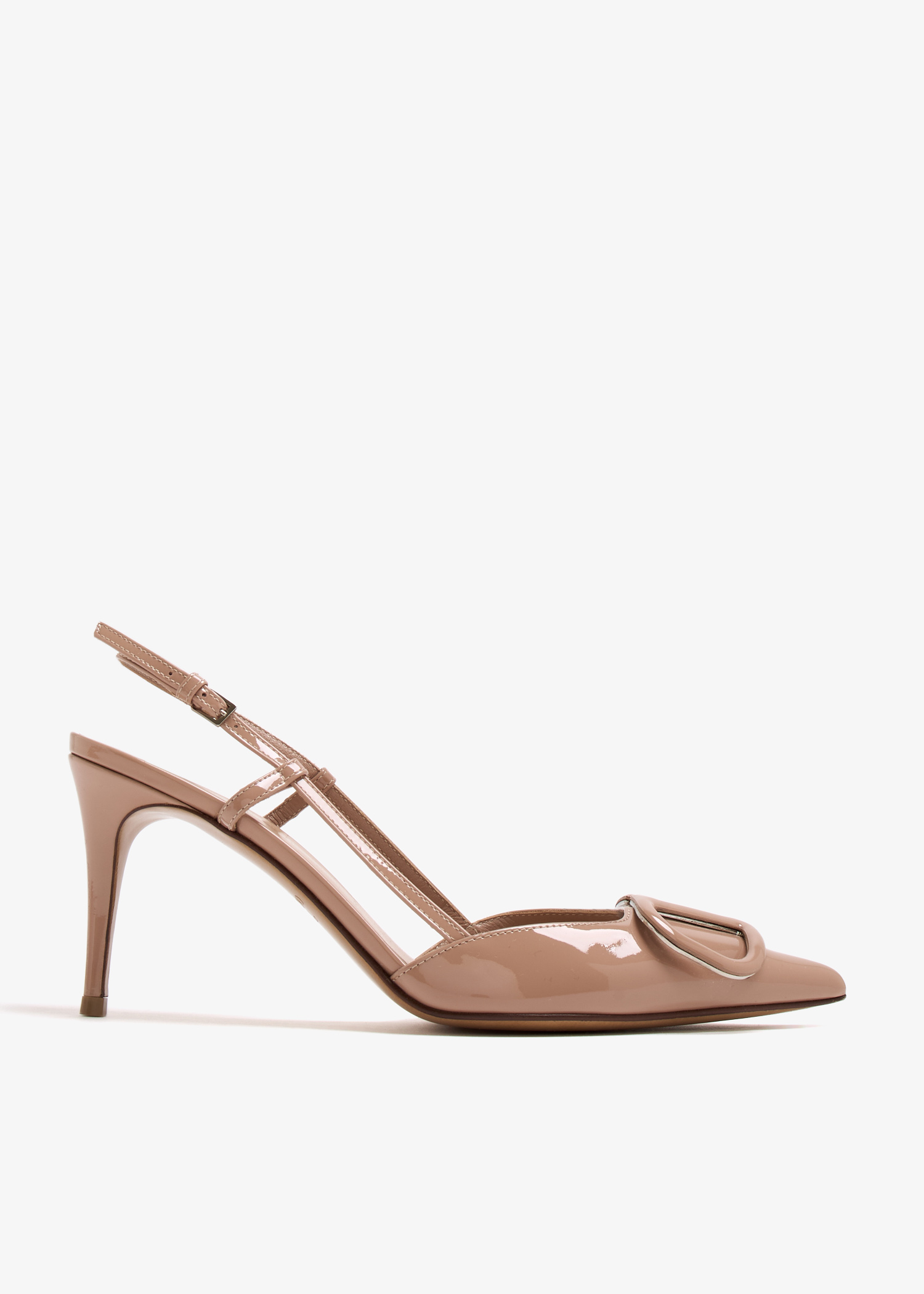 

VLogo slingback pumps, Beige