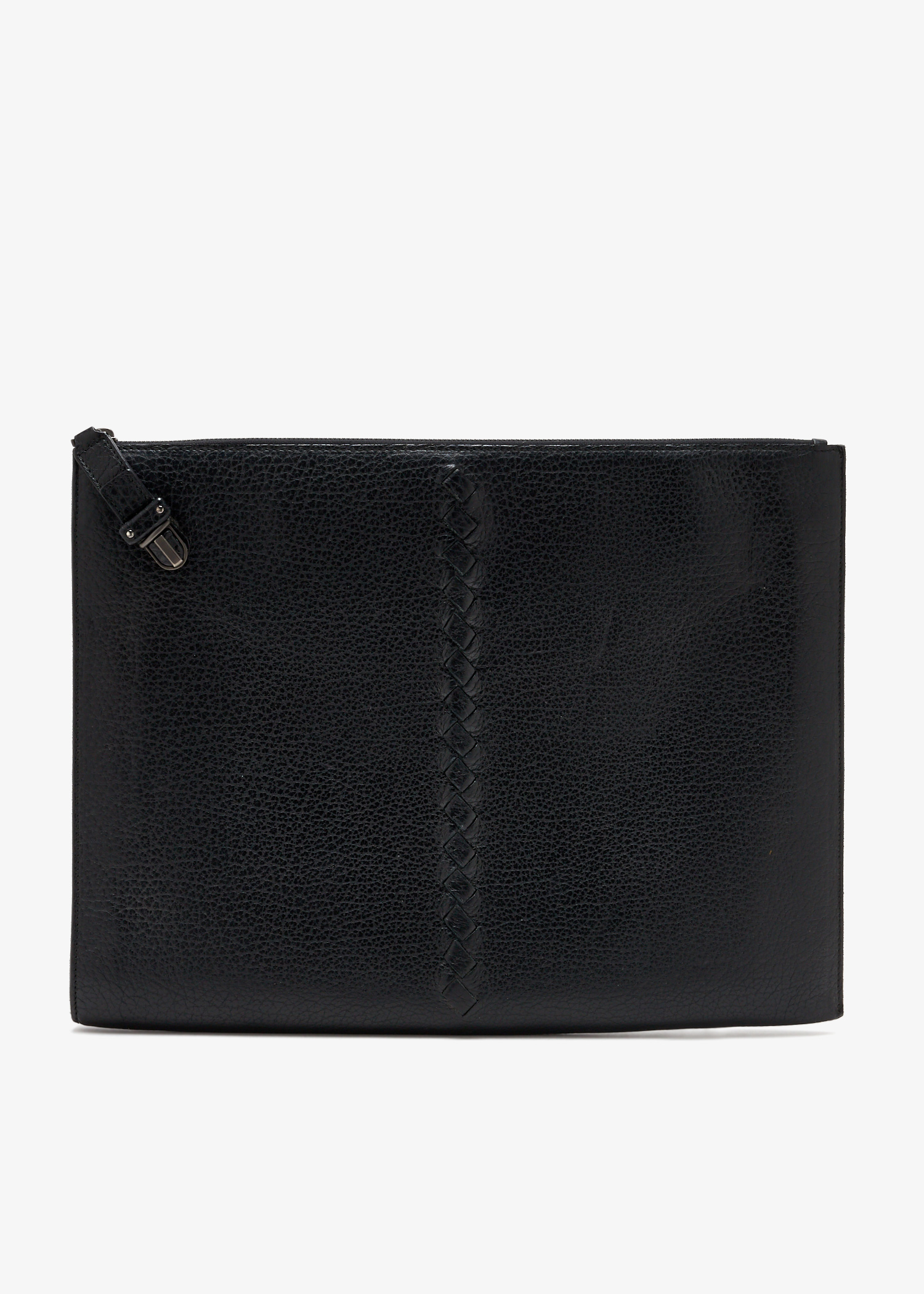 

Intrecciato clutch, Black