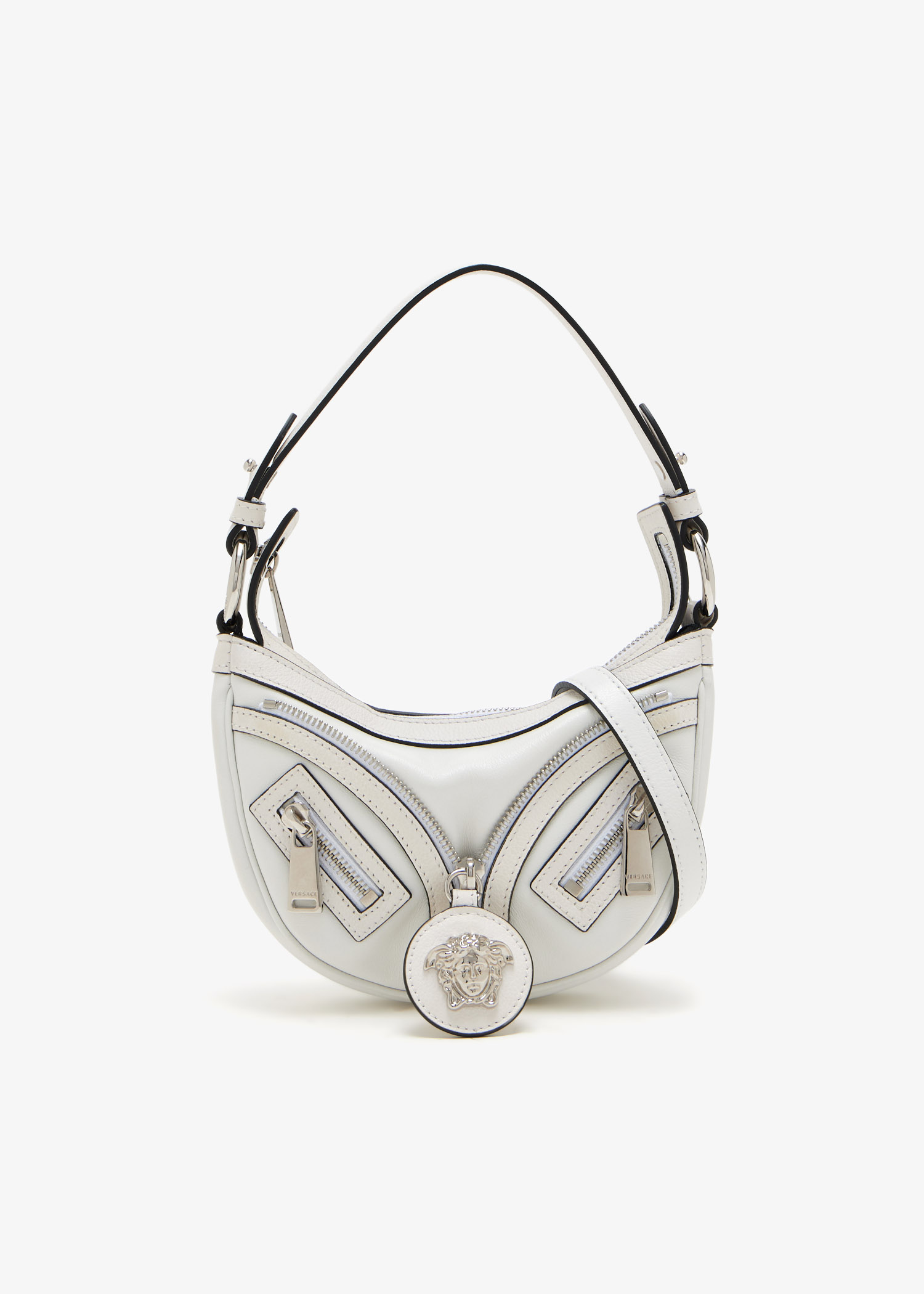 

Repeat mini hobo bag, White