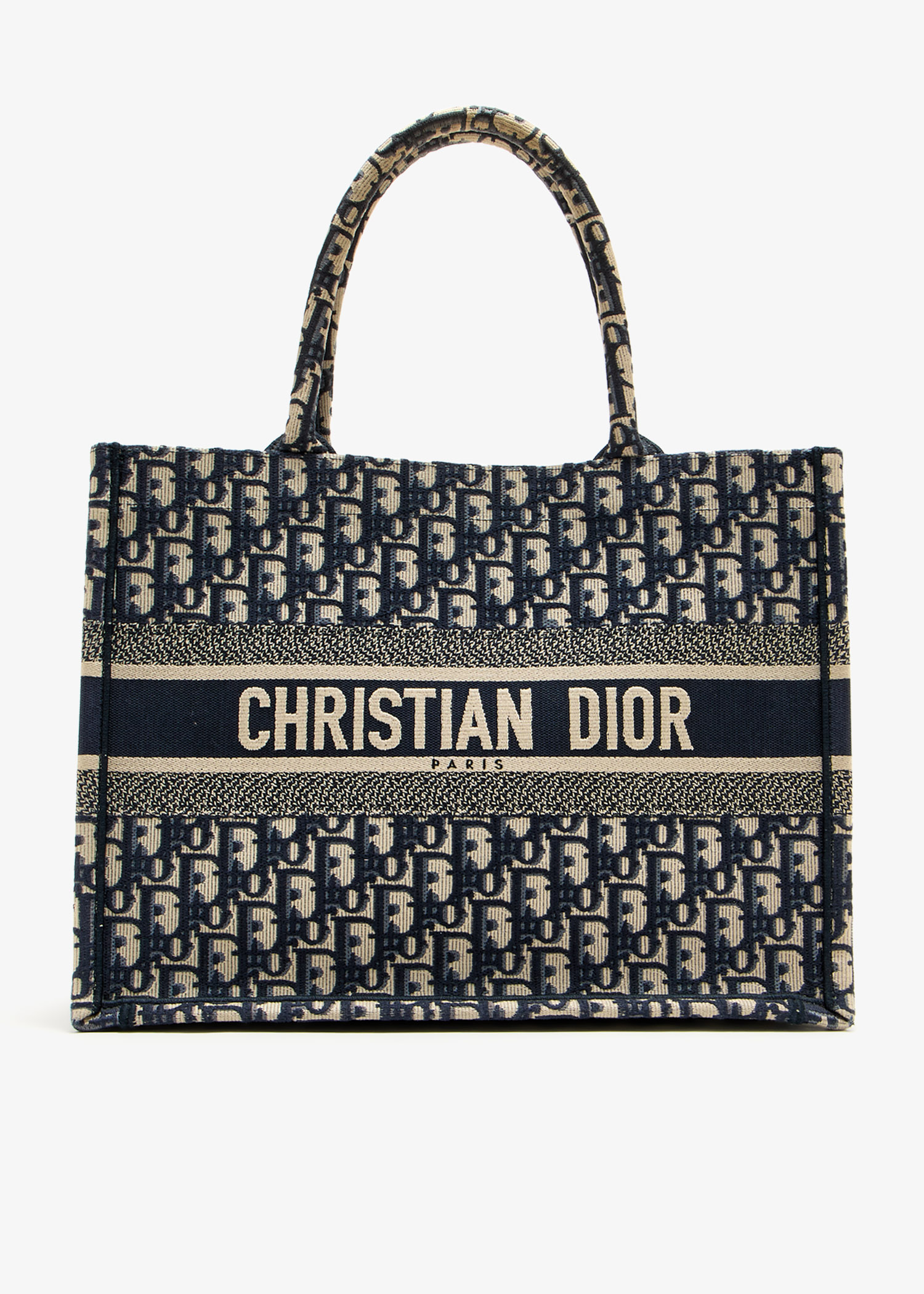 

Medium Book tote bag, Navy