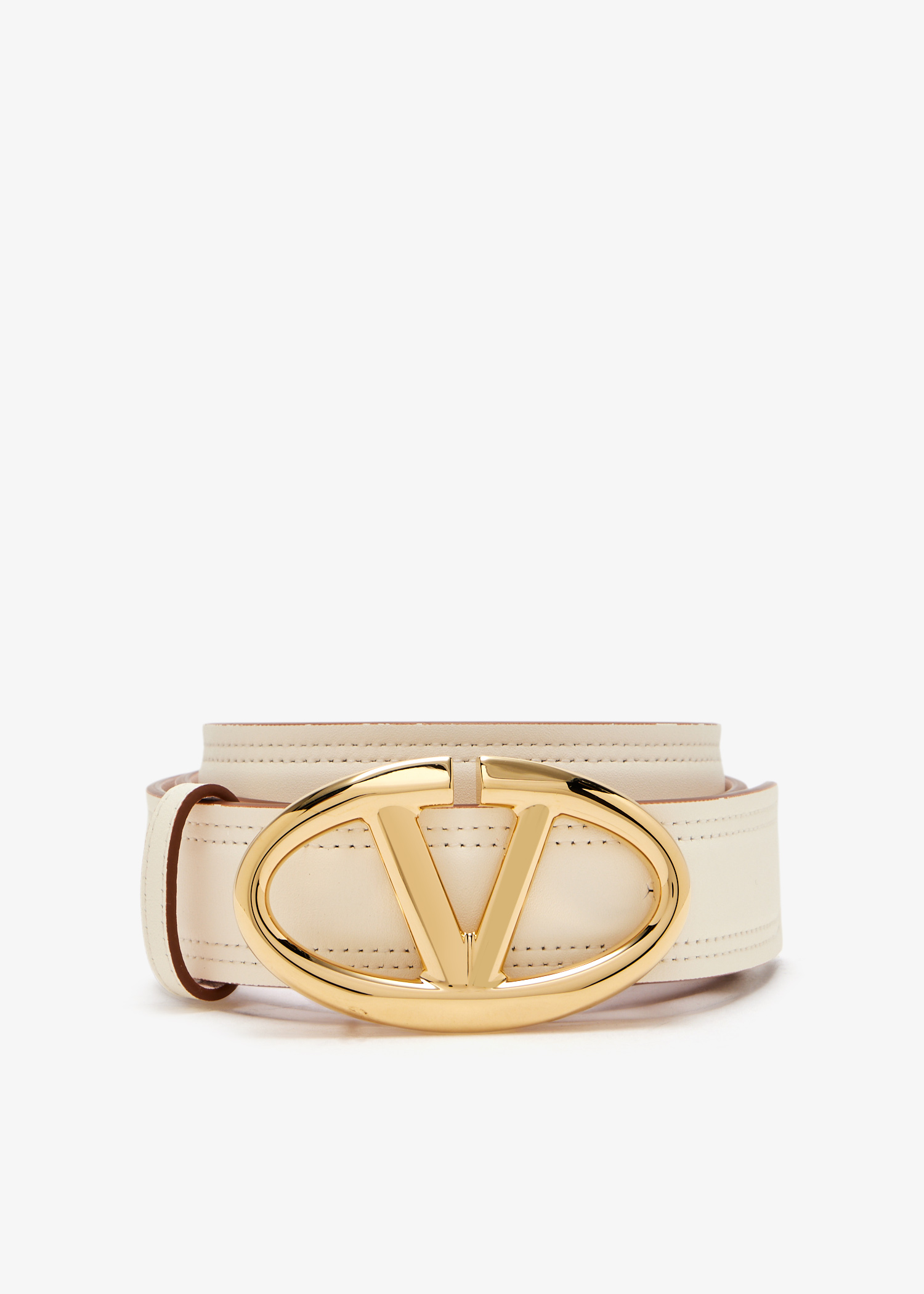 

The Bold Edition VLogo Signature belt, White
