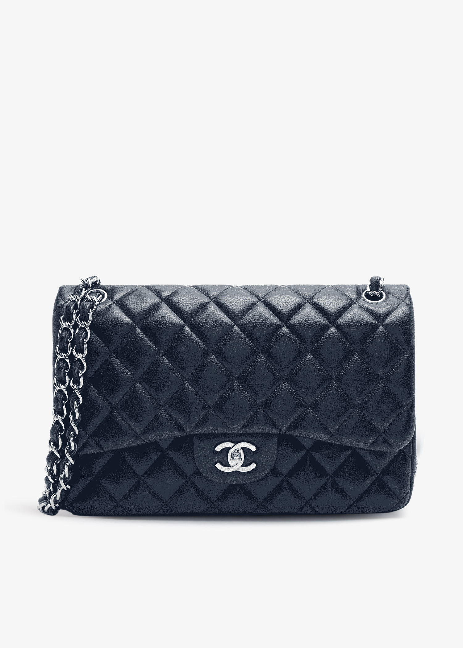 

Classic Jumbo double-flap bag, Navy