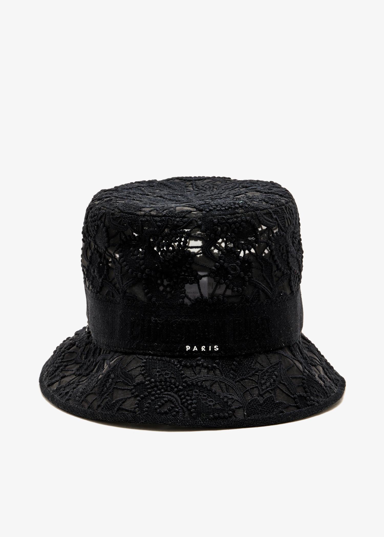 

D-Bobby D-Lace Macramé bucket hat, Black