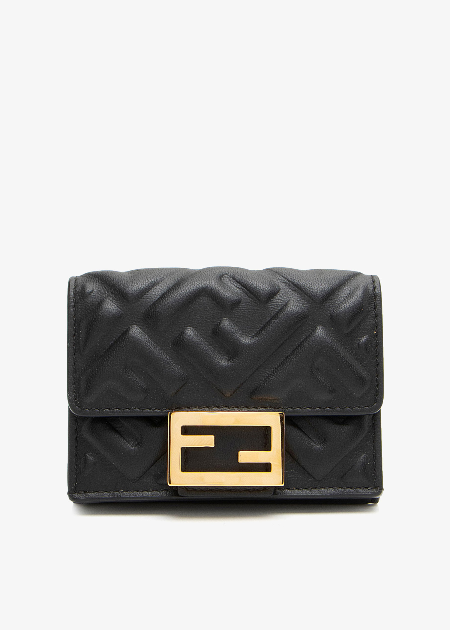 

FF Baguette trifold waller, Black