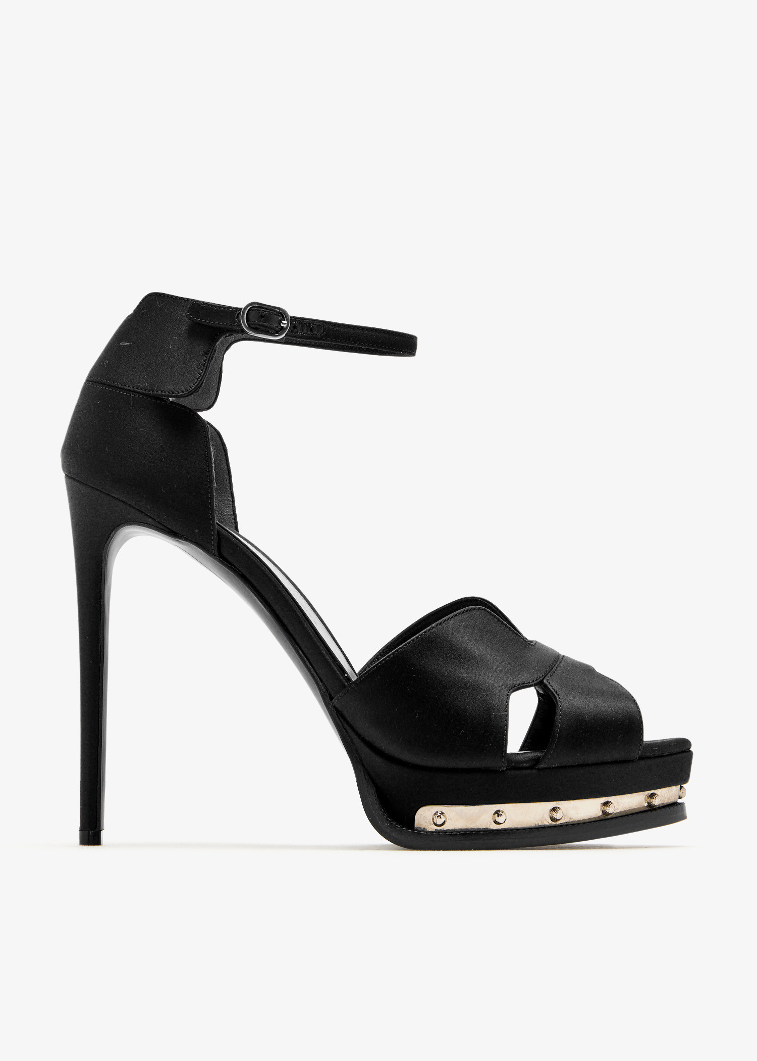 

Studded platform sandals, Black