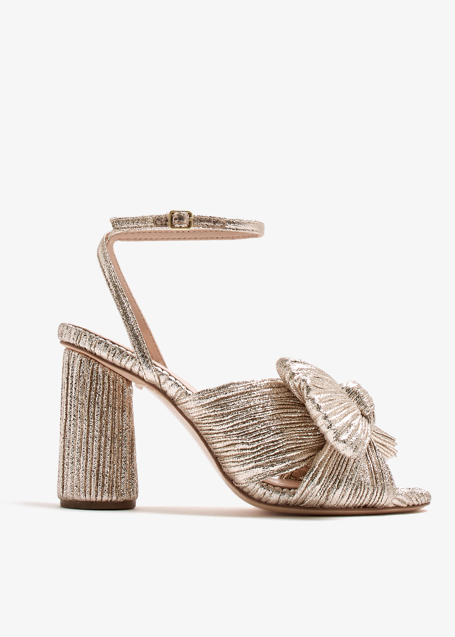 

Camellia sandals, Gold