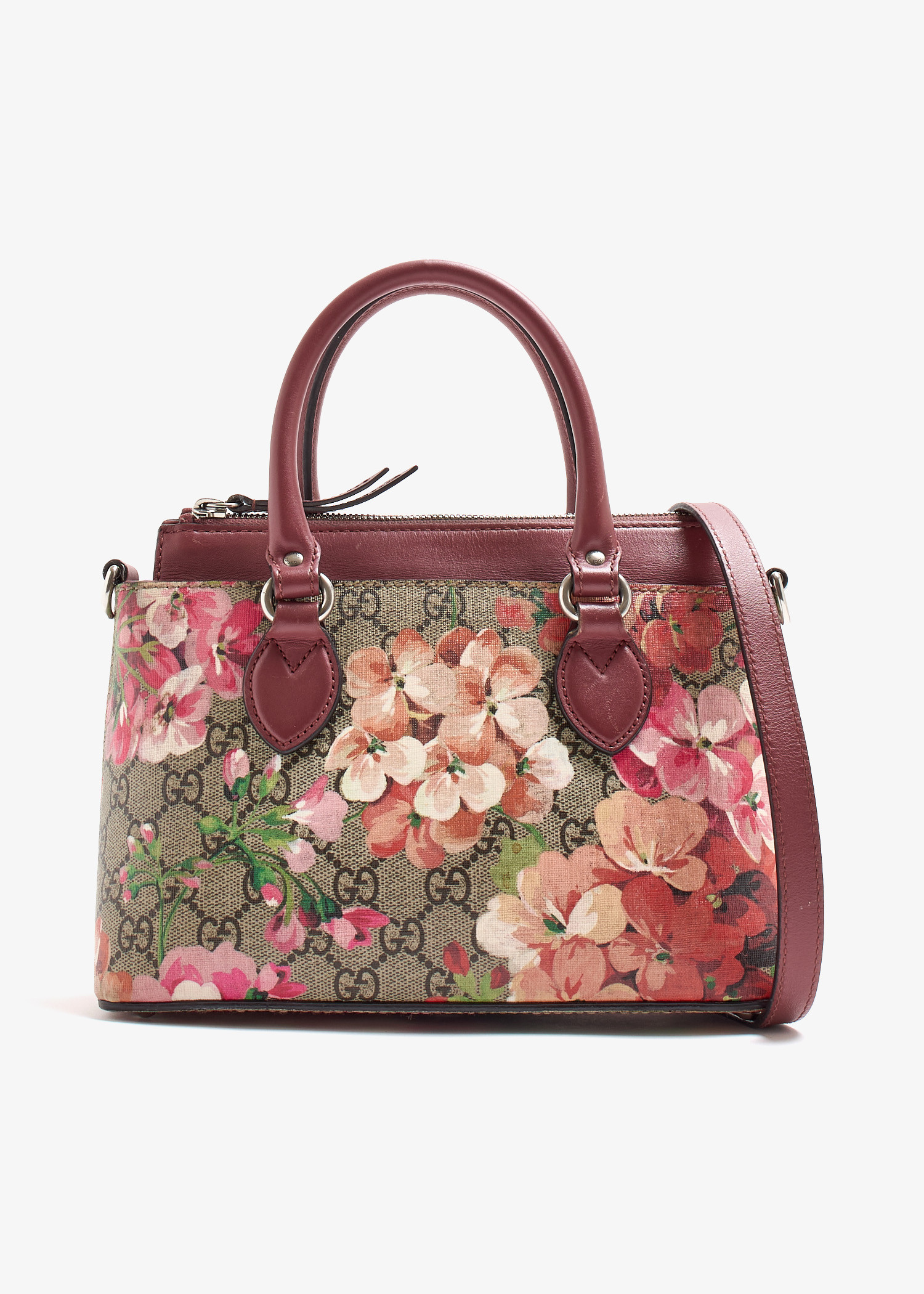 

GG Supreme Blooms mini tote bag, Printed