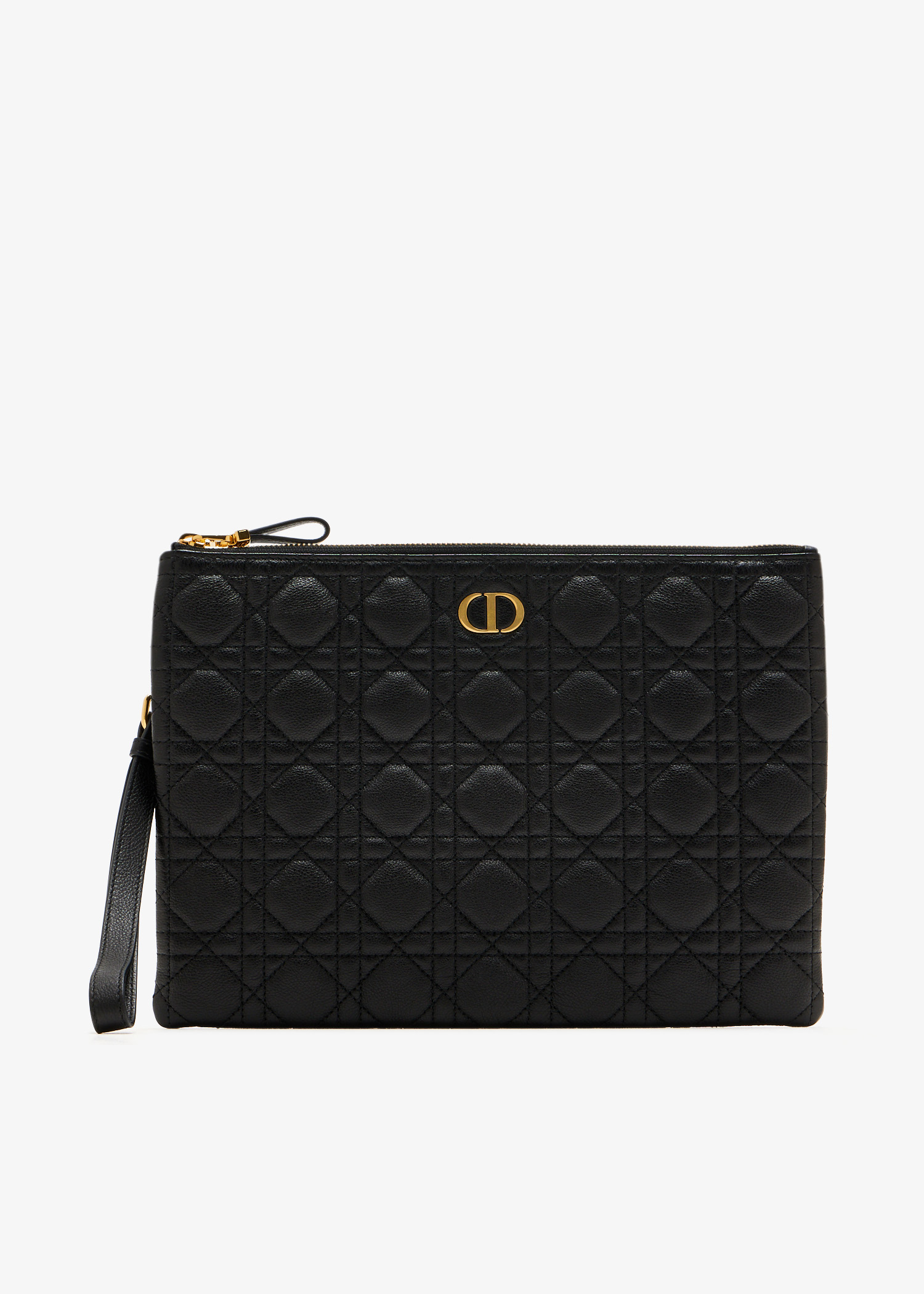

Large Dior Caro Daily pouch, Black