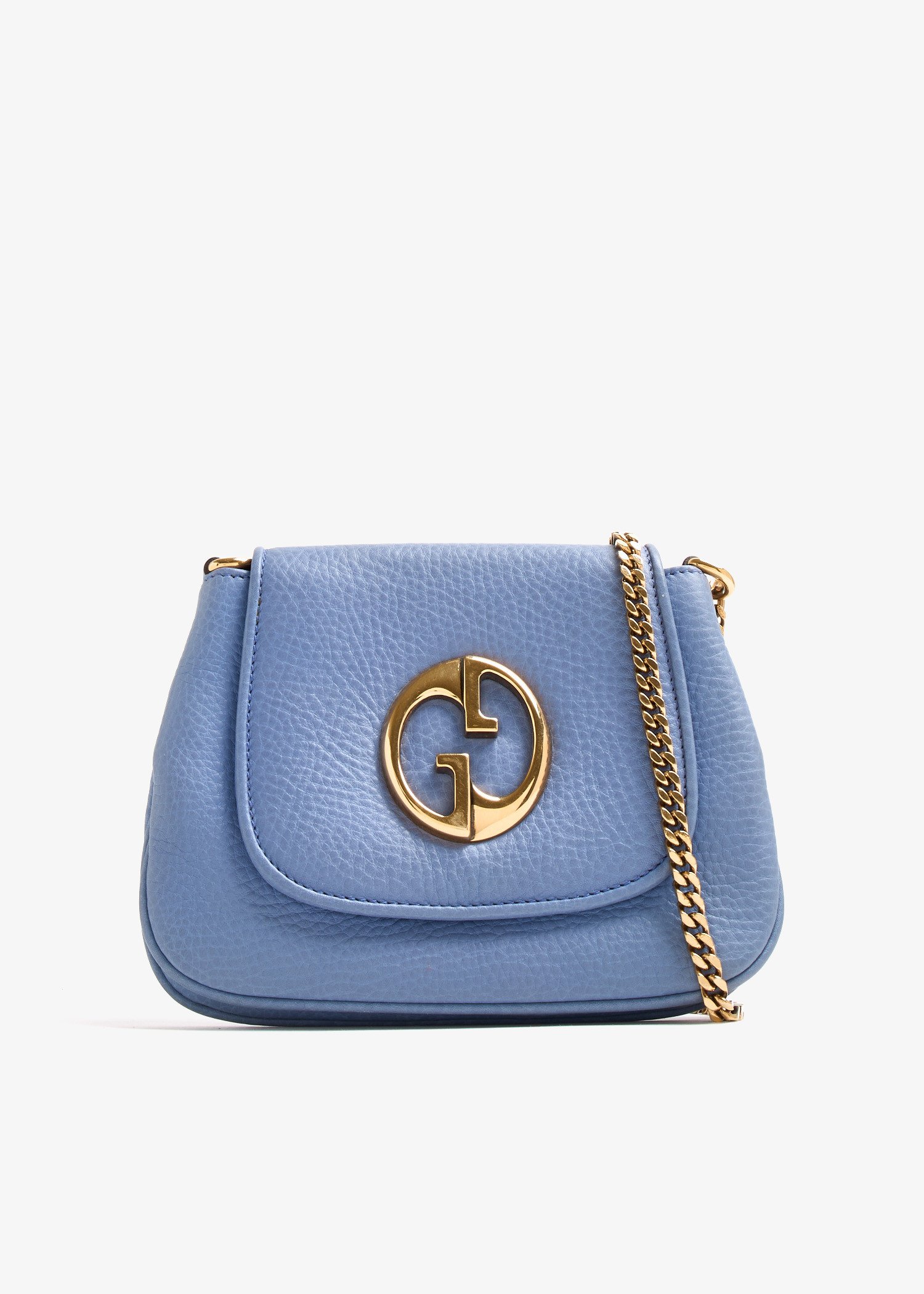 

1973 small chain shoulder bag, Blue