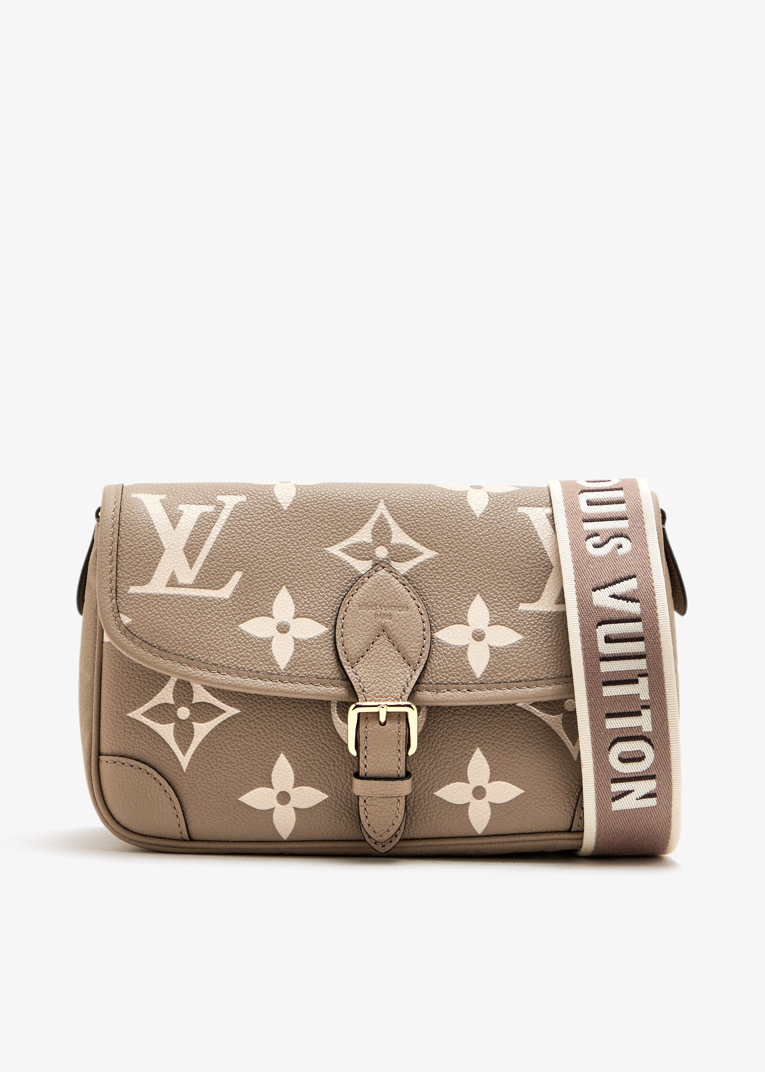 

Diane Giant crossbody bag, Taupe