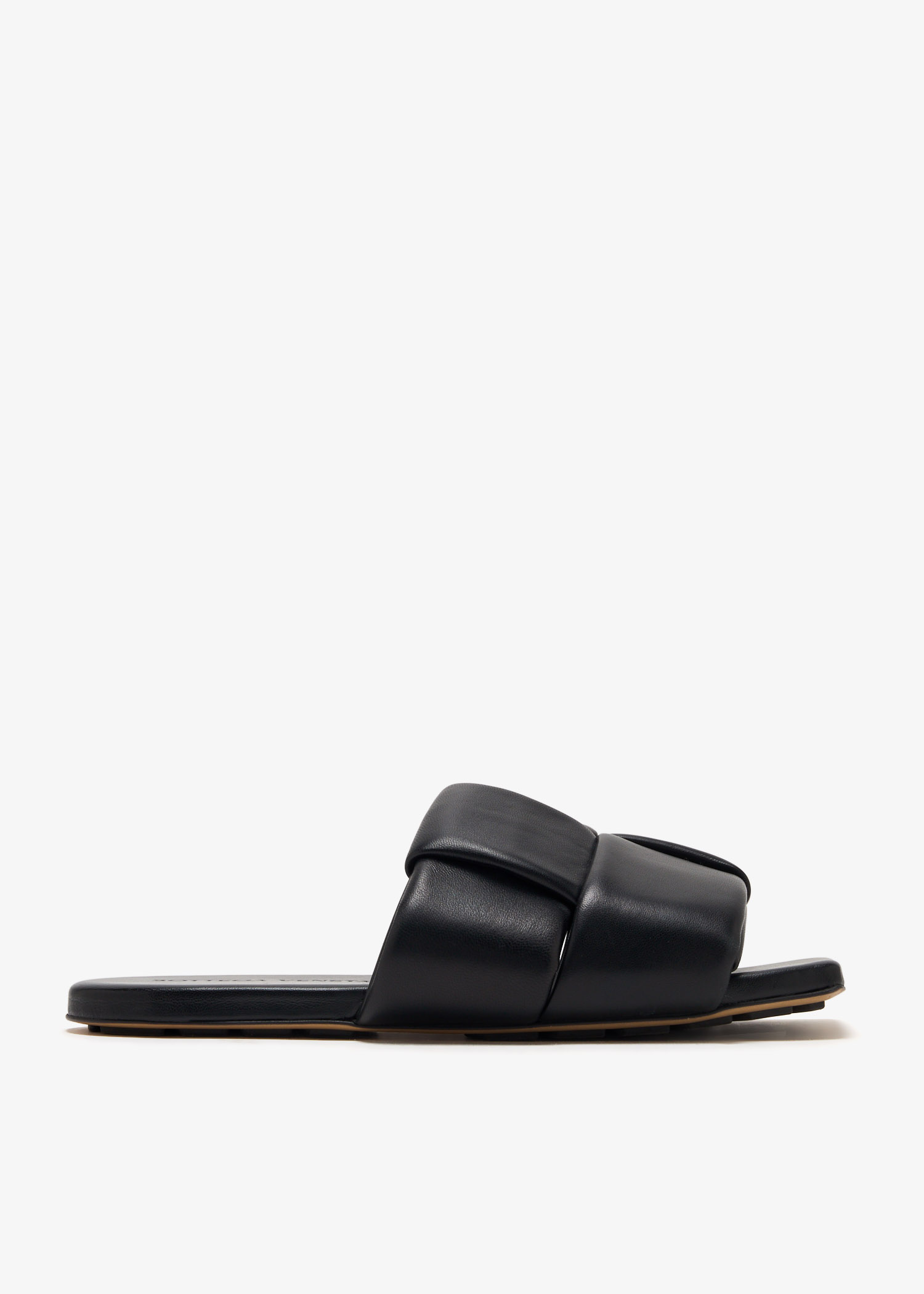 

Patch sandals, Black
