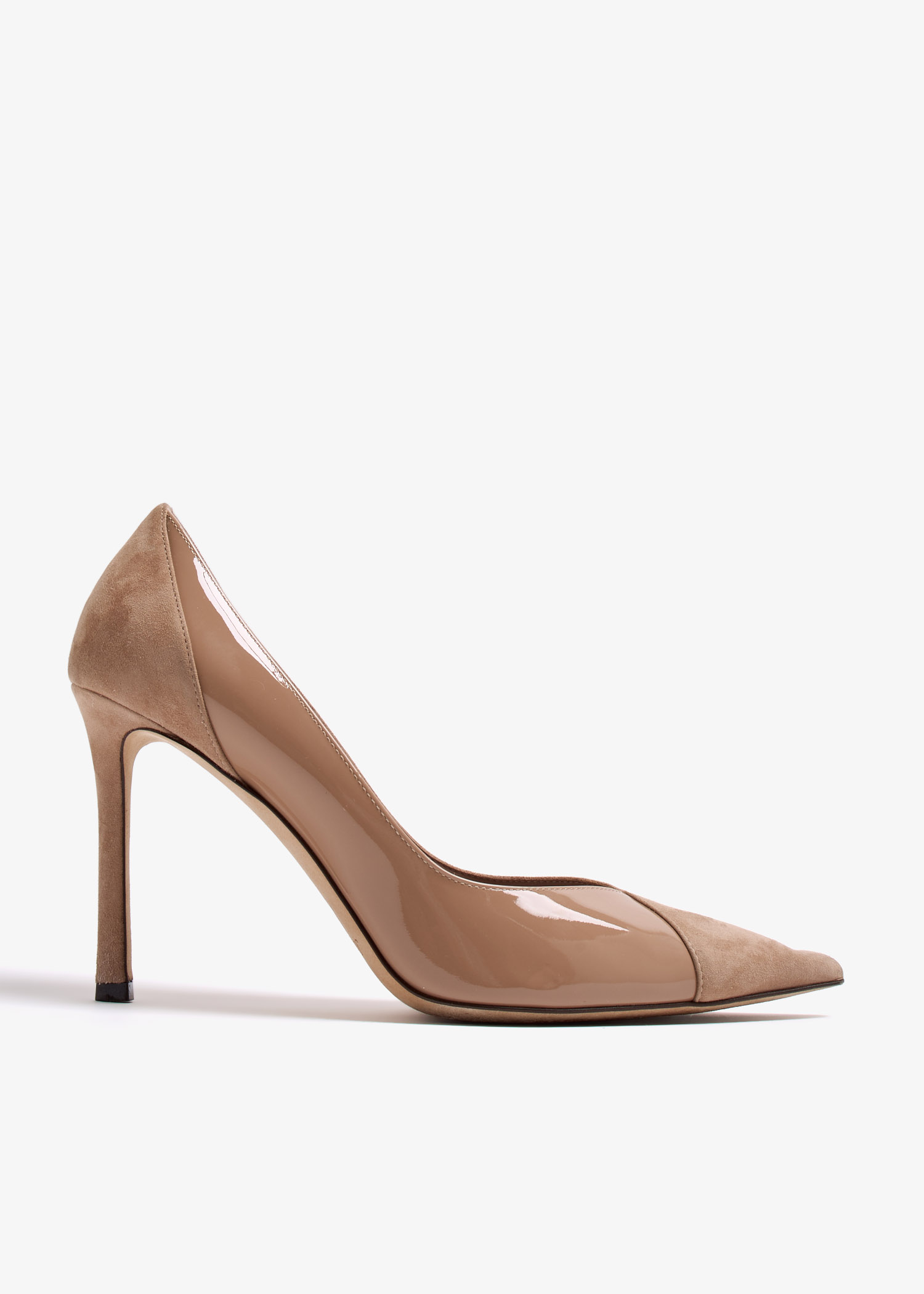 

Cass 95 panelled pumps, Beige