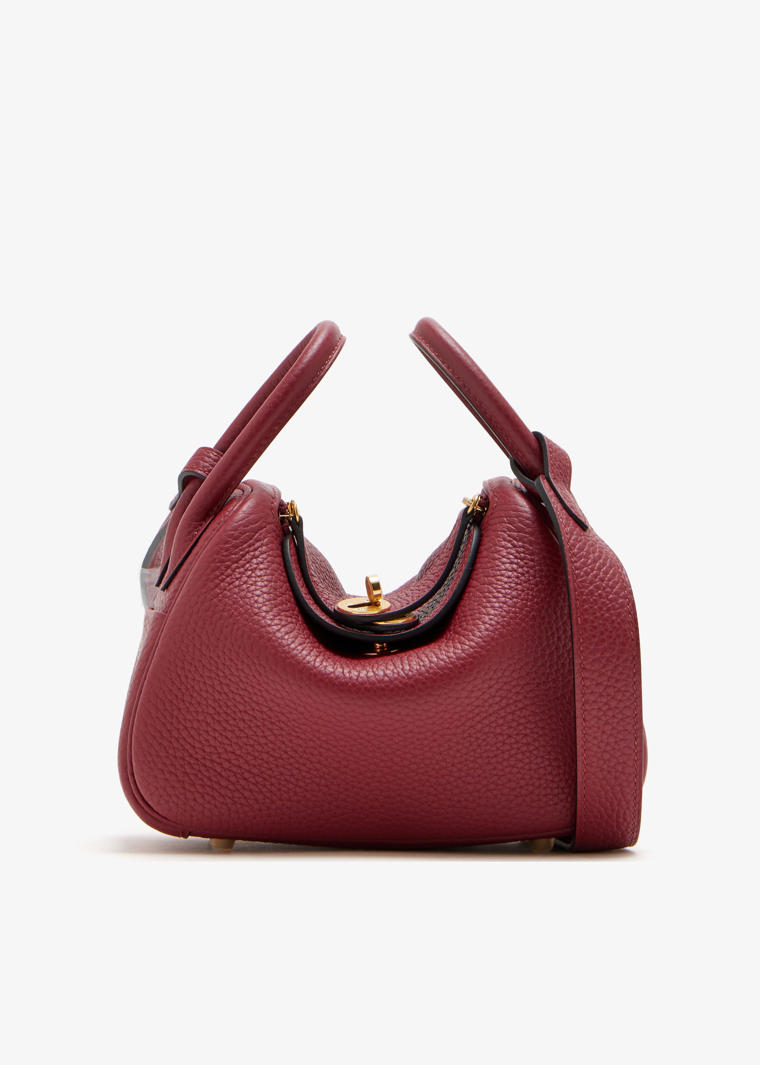 

Clemence mini Lindy bag, Burgundy