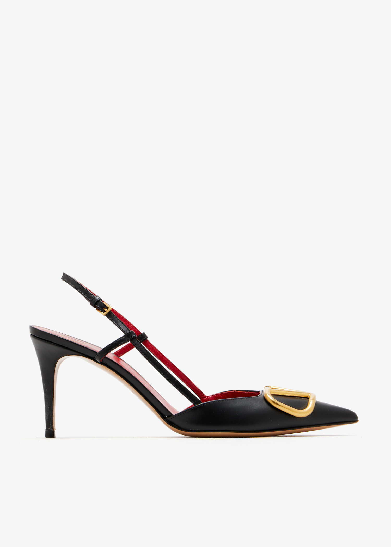 

VLogo slingback pumps, Black