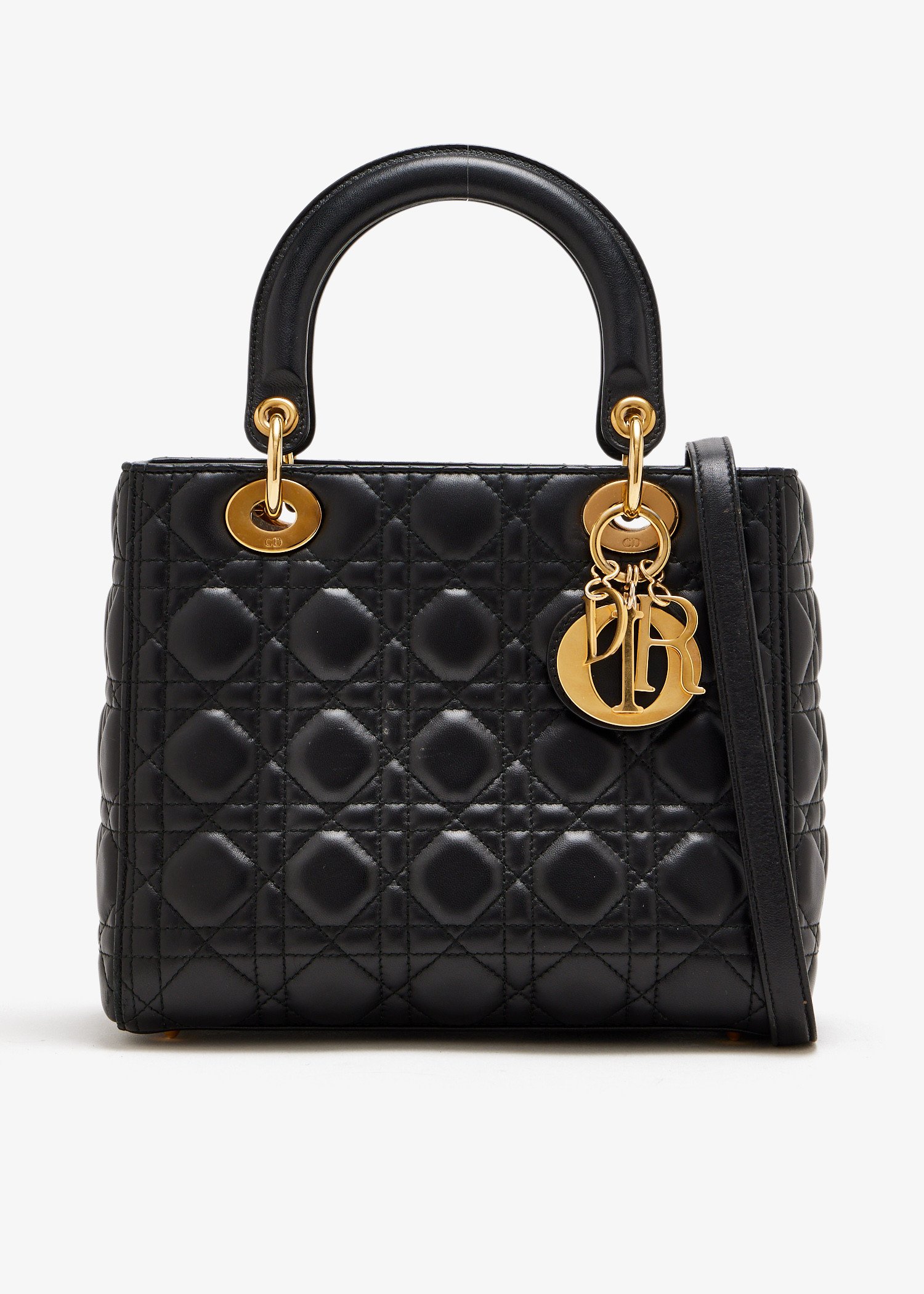 

Small Lady Dior bag, Black