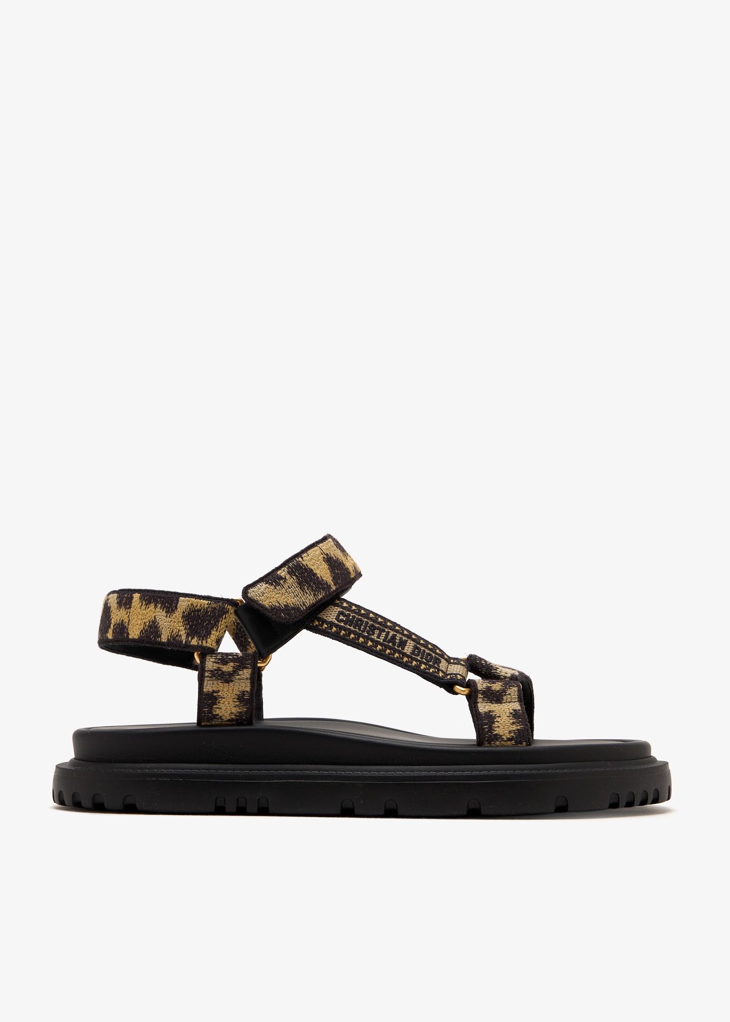 

D-Wave sandals, Animal printed