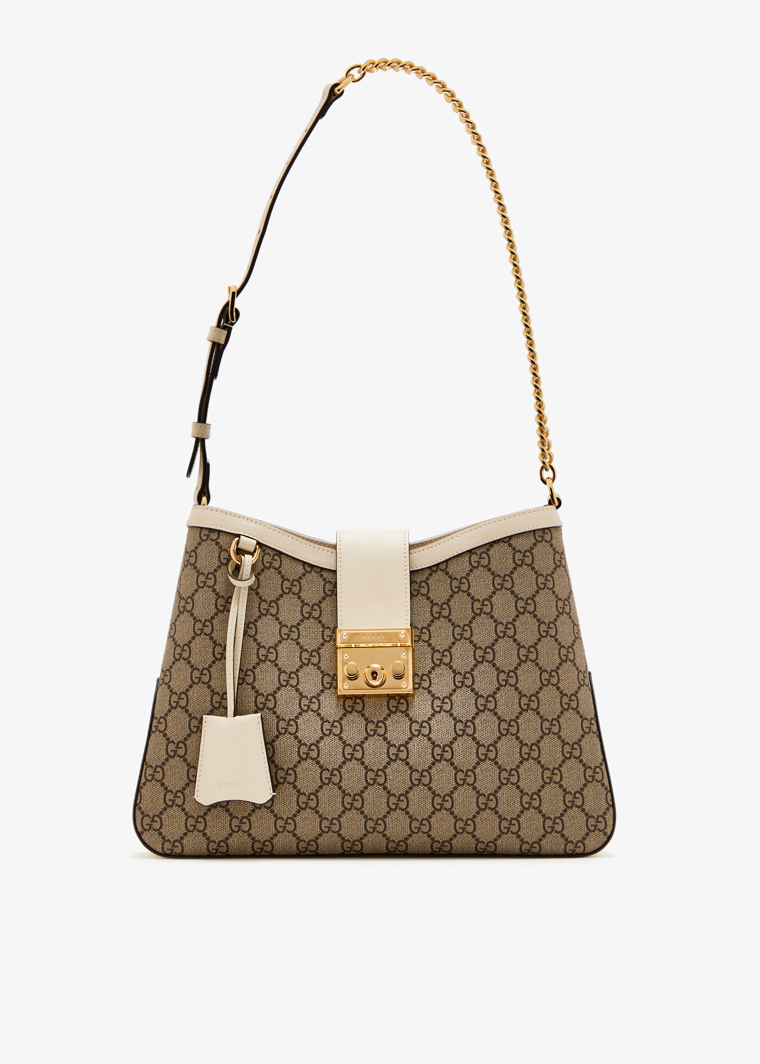 

Padlock GG medium shoulder bag, Printed