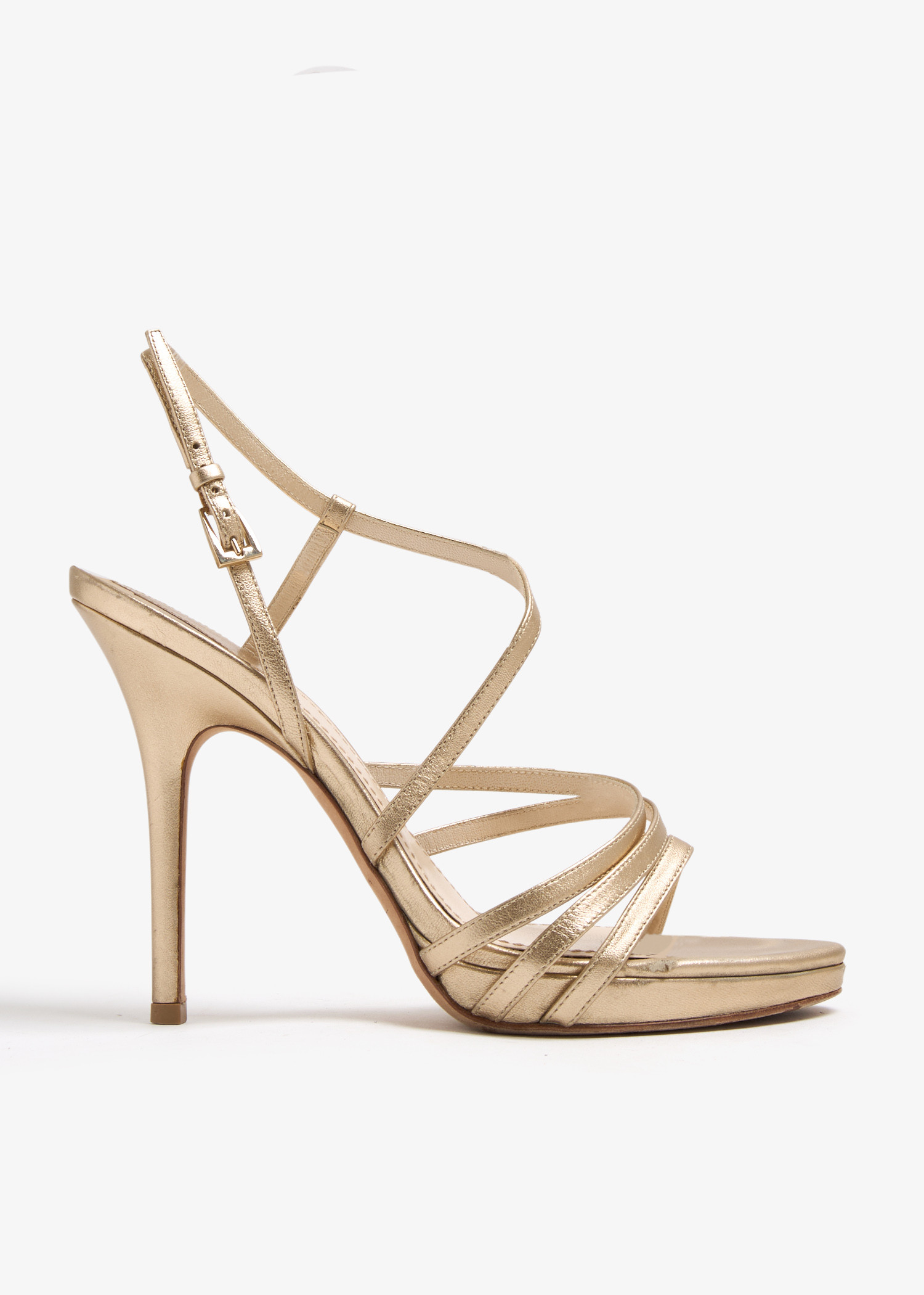 

Strappy sandals, Gold