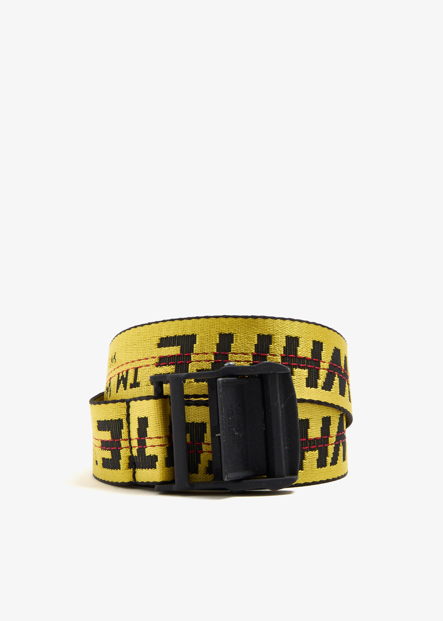 

Industrial logo jacquard belt, Yellow