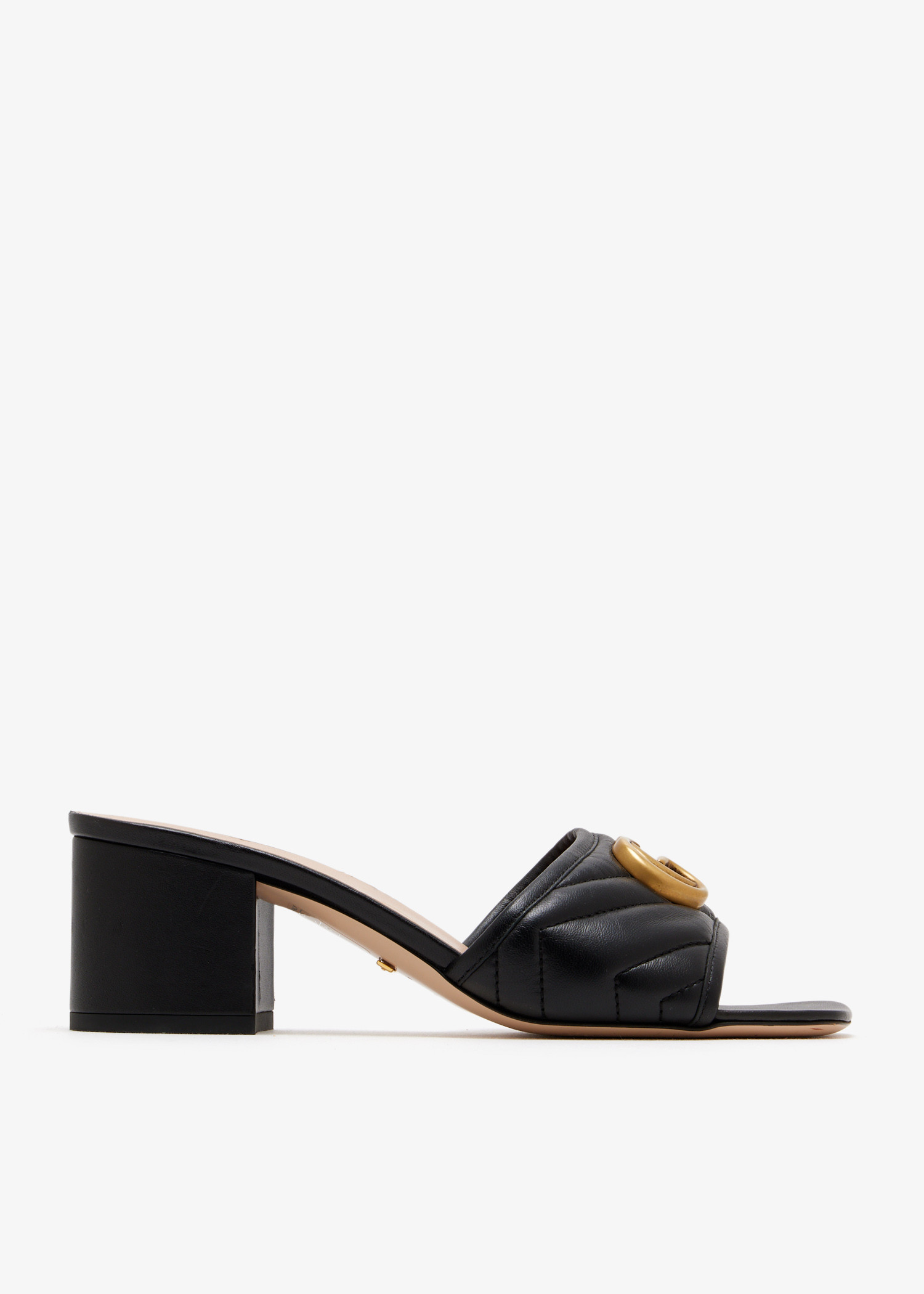 

GG Marmont sandals, Black
