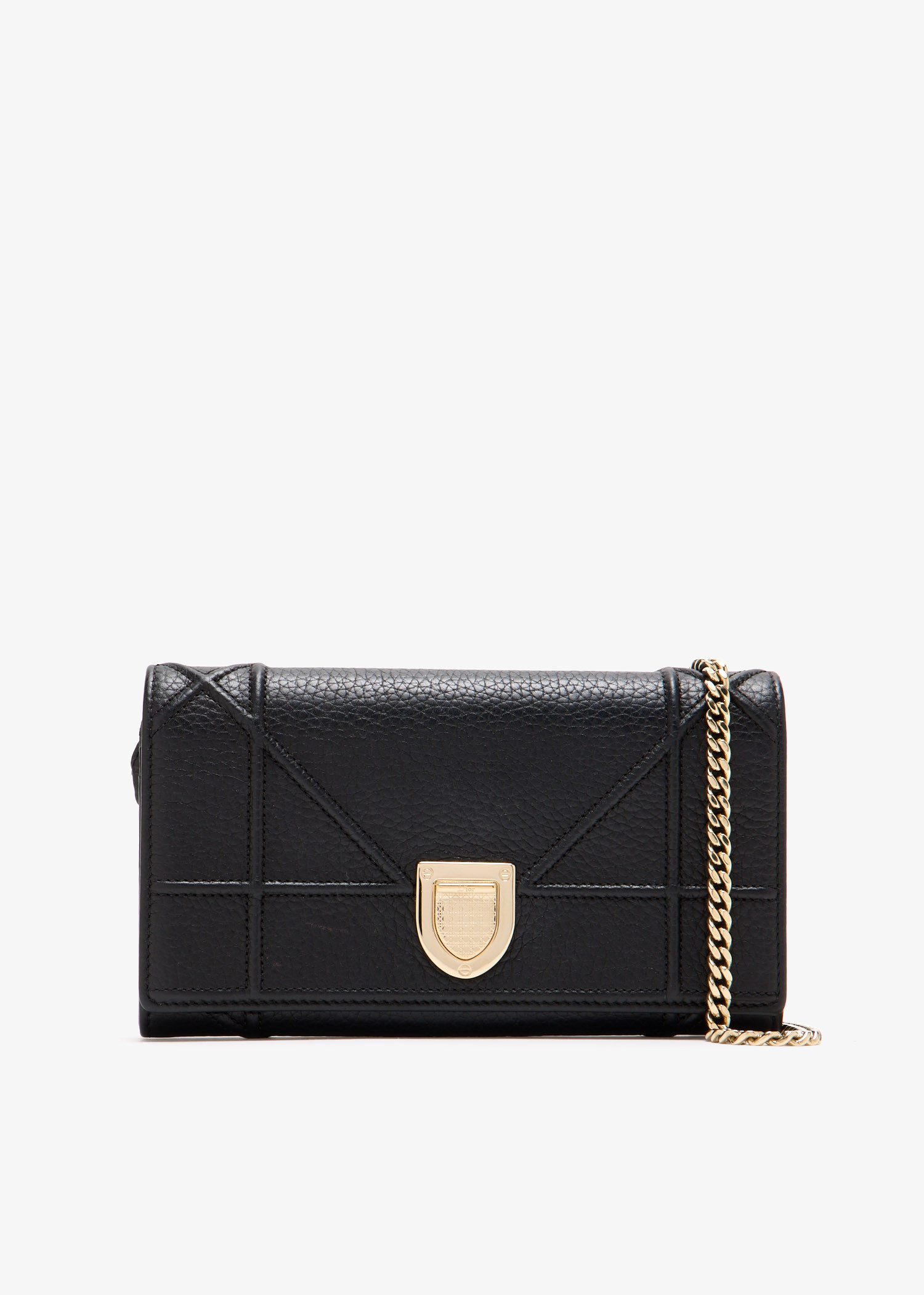 

Diorama chain wallet, Black
