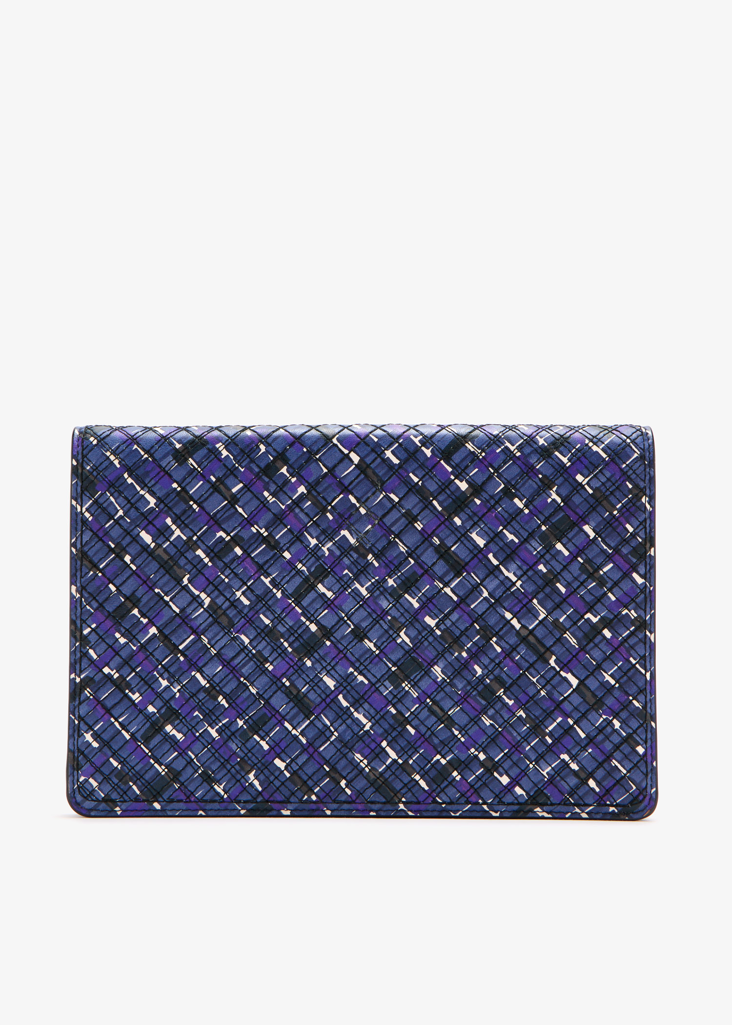 

Intrecciato clutch, Blue