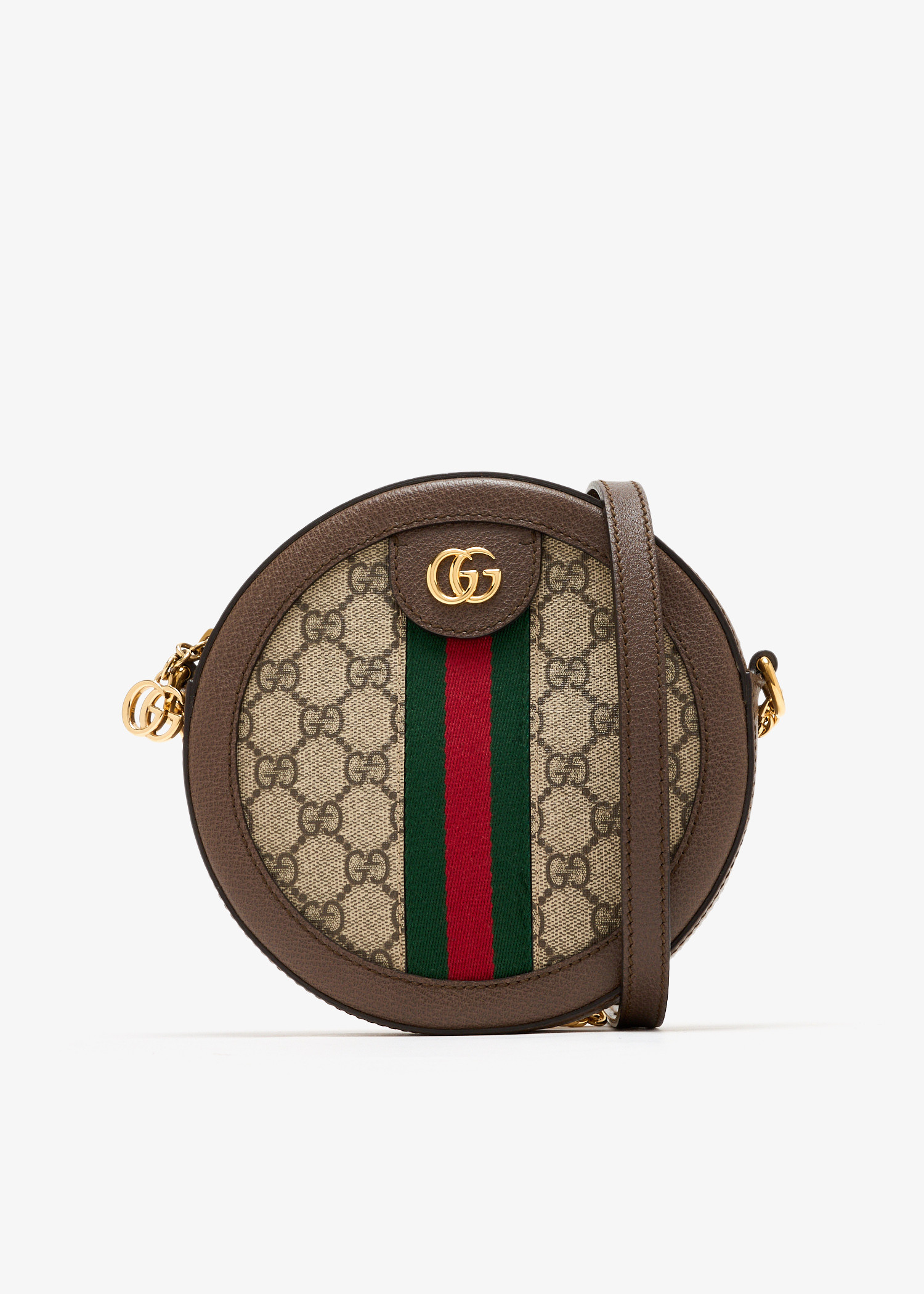 

Ophidia Mini Round Shoulder Bag, Printed