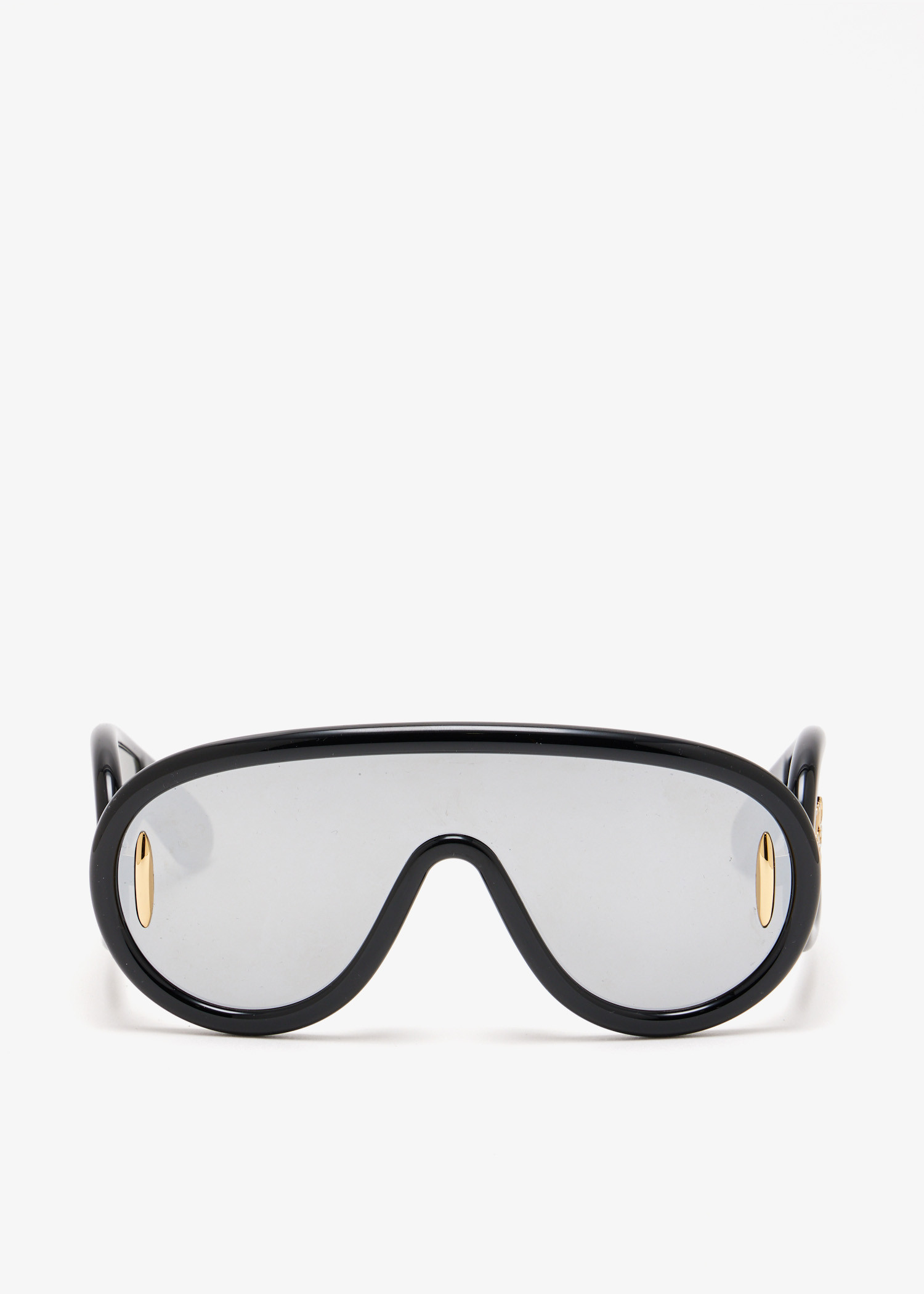 

x Paula’s Ibiza Wave mask sunglasses, Black