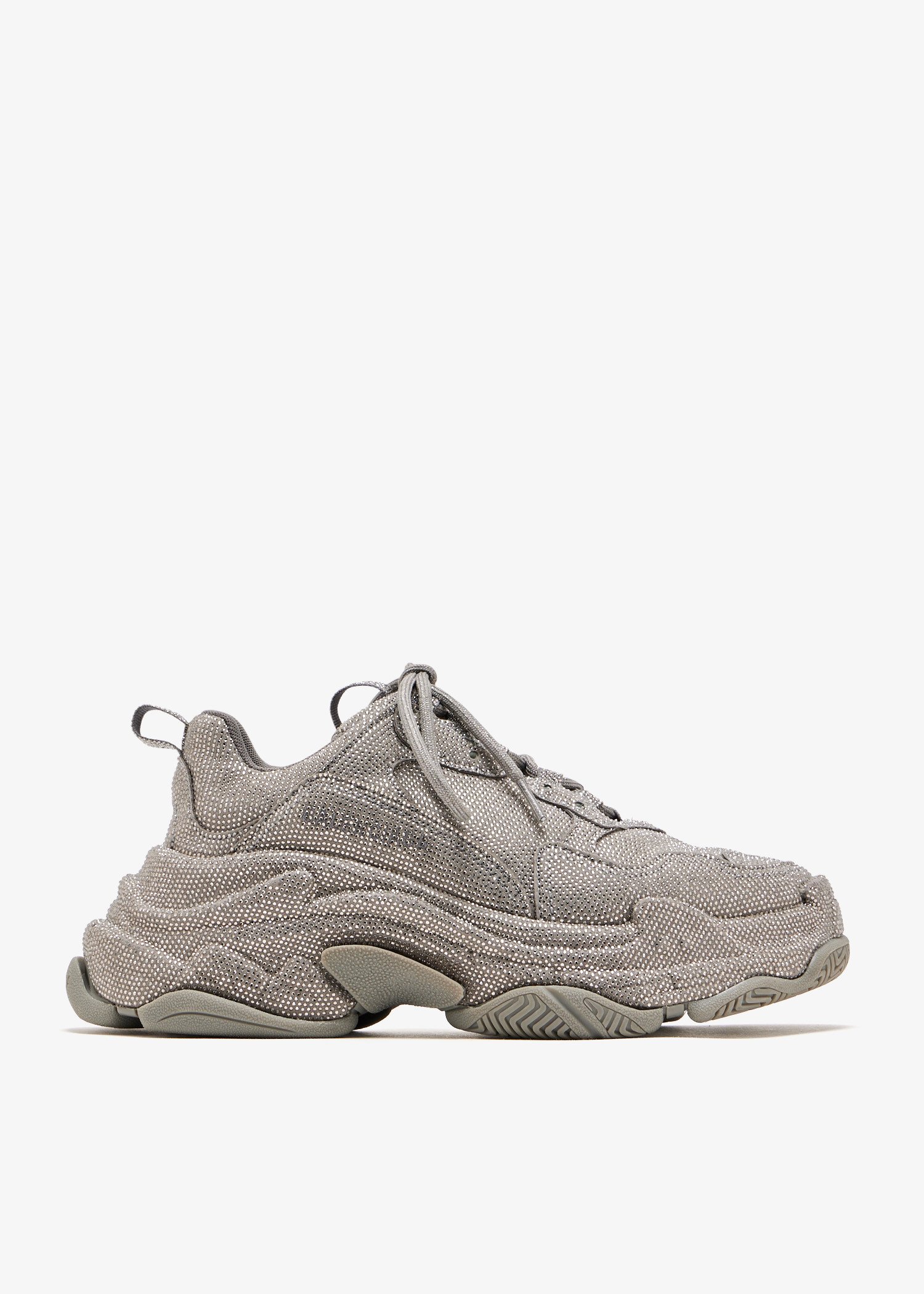 

Triple S rhinestones sneakers, Grey