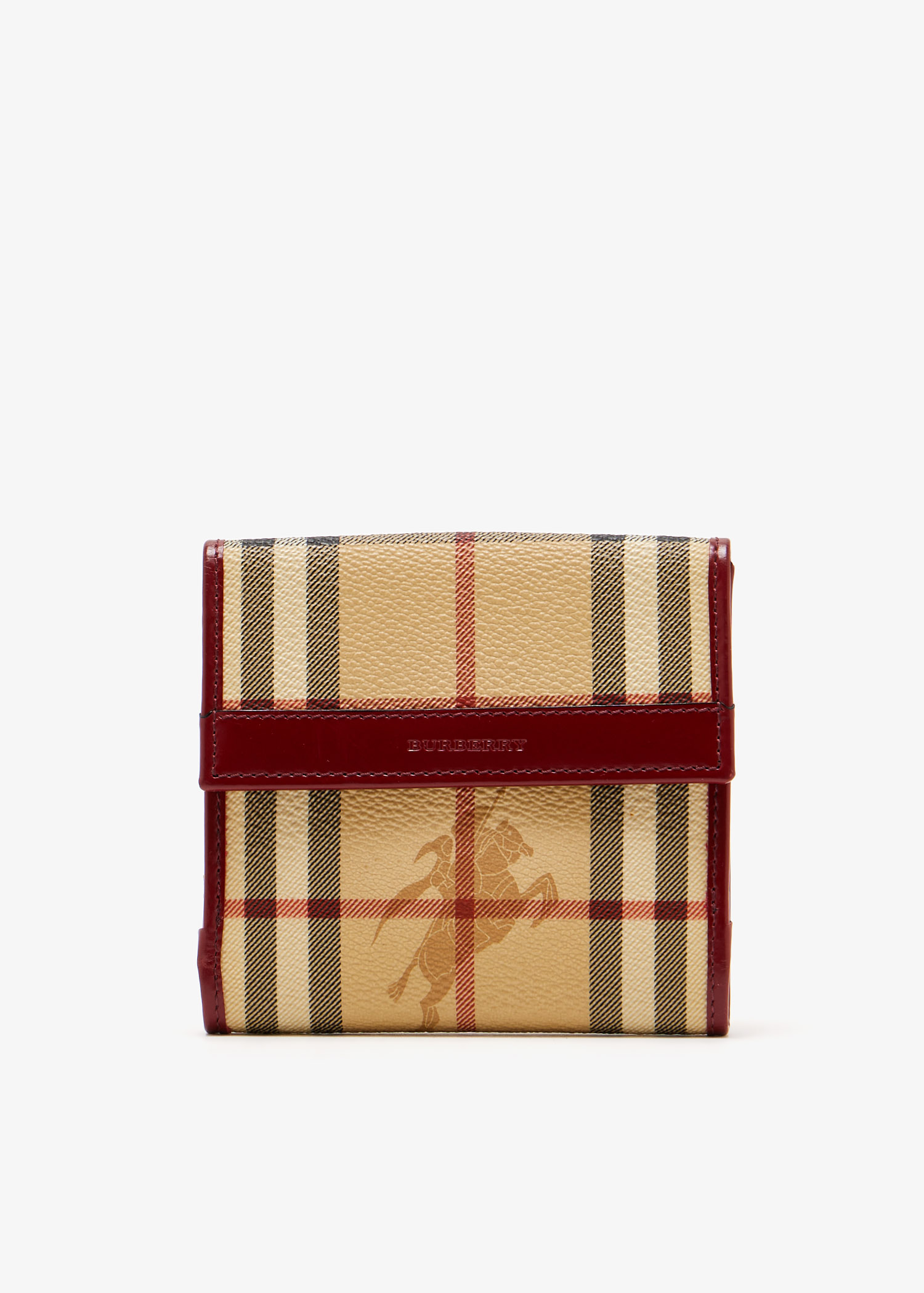 

Haymarket Check compact wallet, Printed