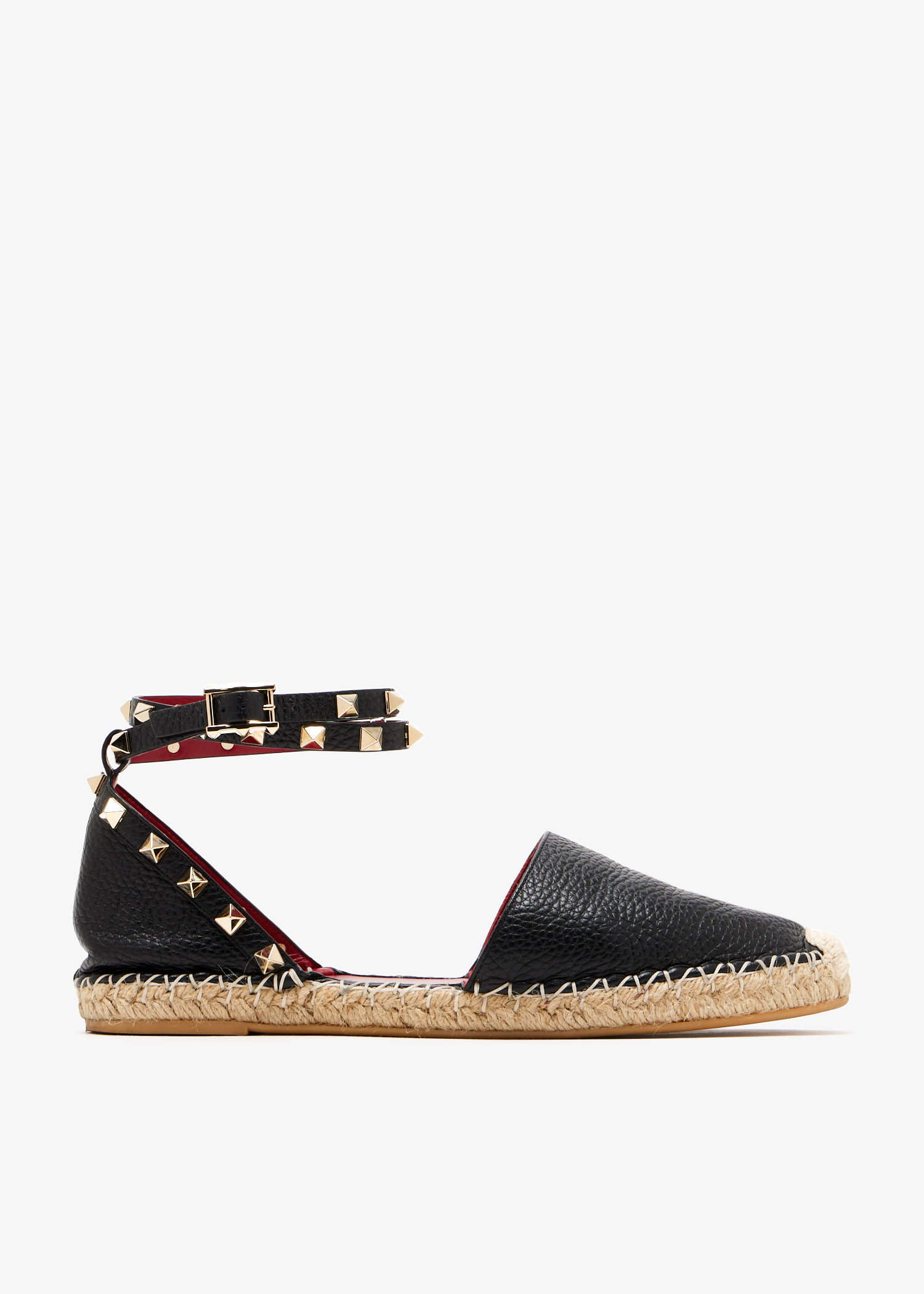 

Rockstud espadrilles, Black
