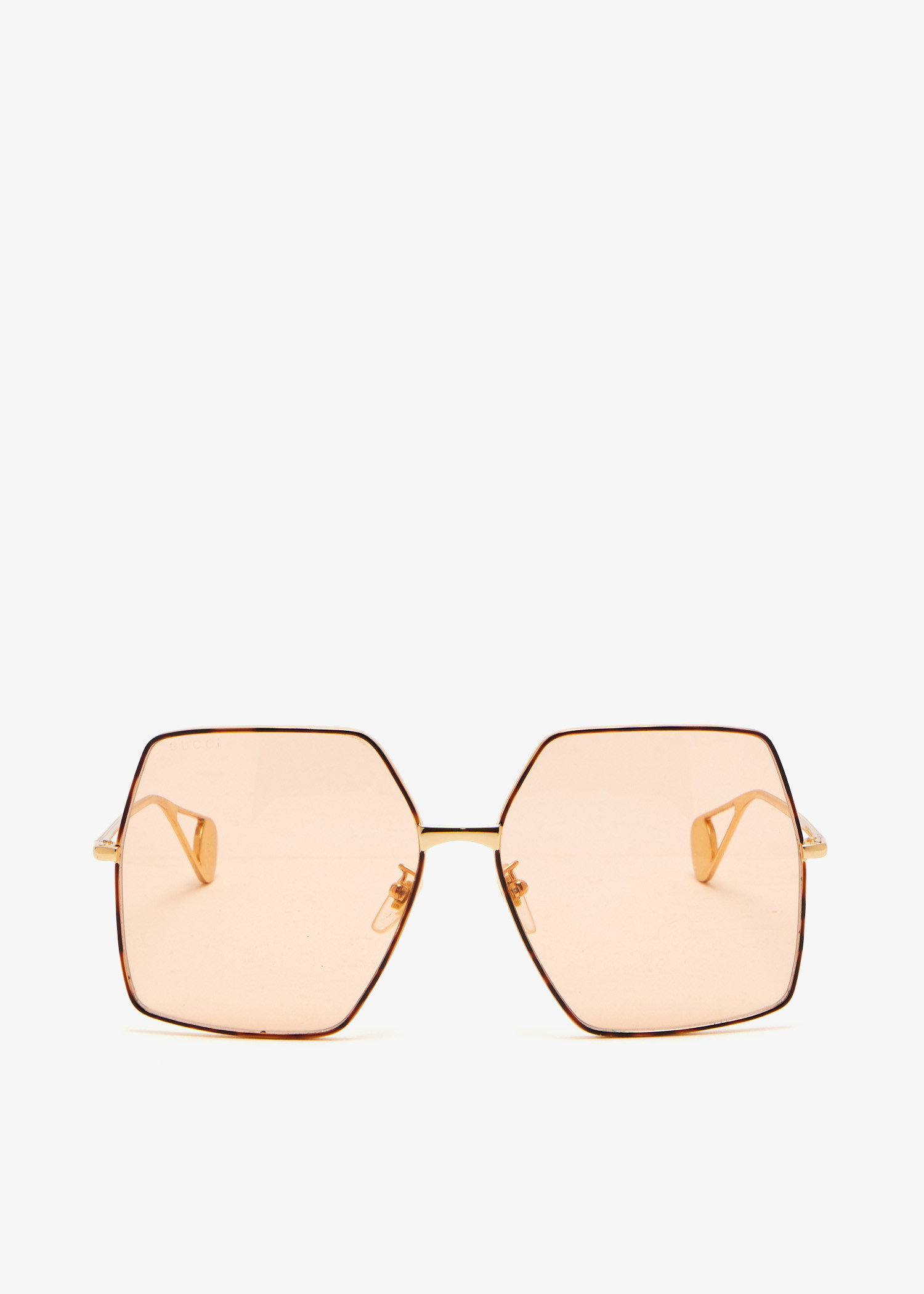 

Oversized sunglasses, Gold