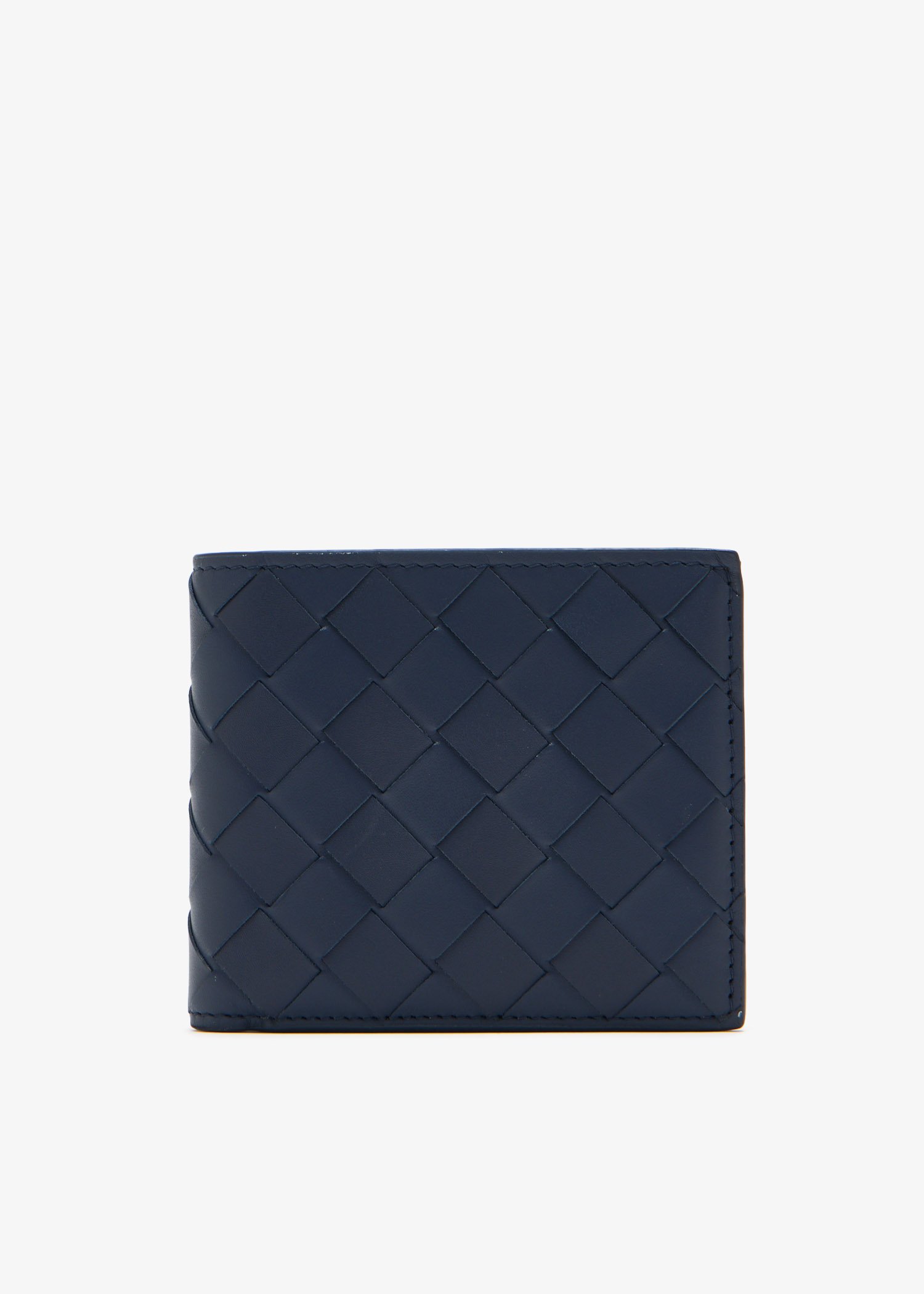 

Intrecciato bi-fold wallet, Navy