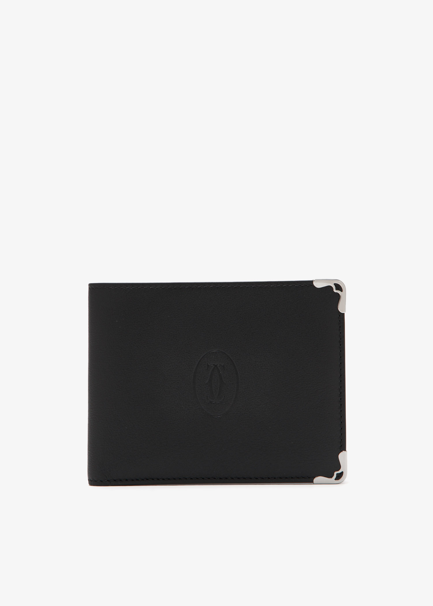 

Logo embossed wallet, Black