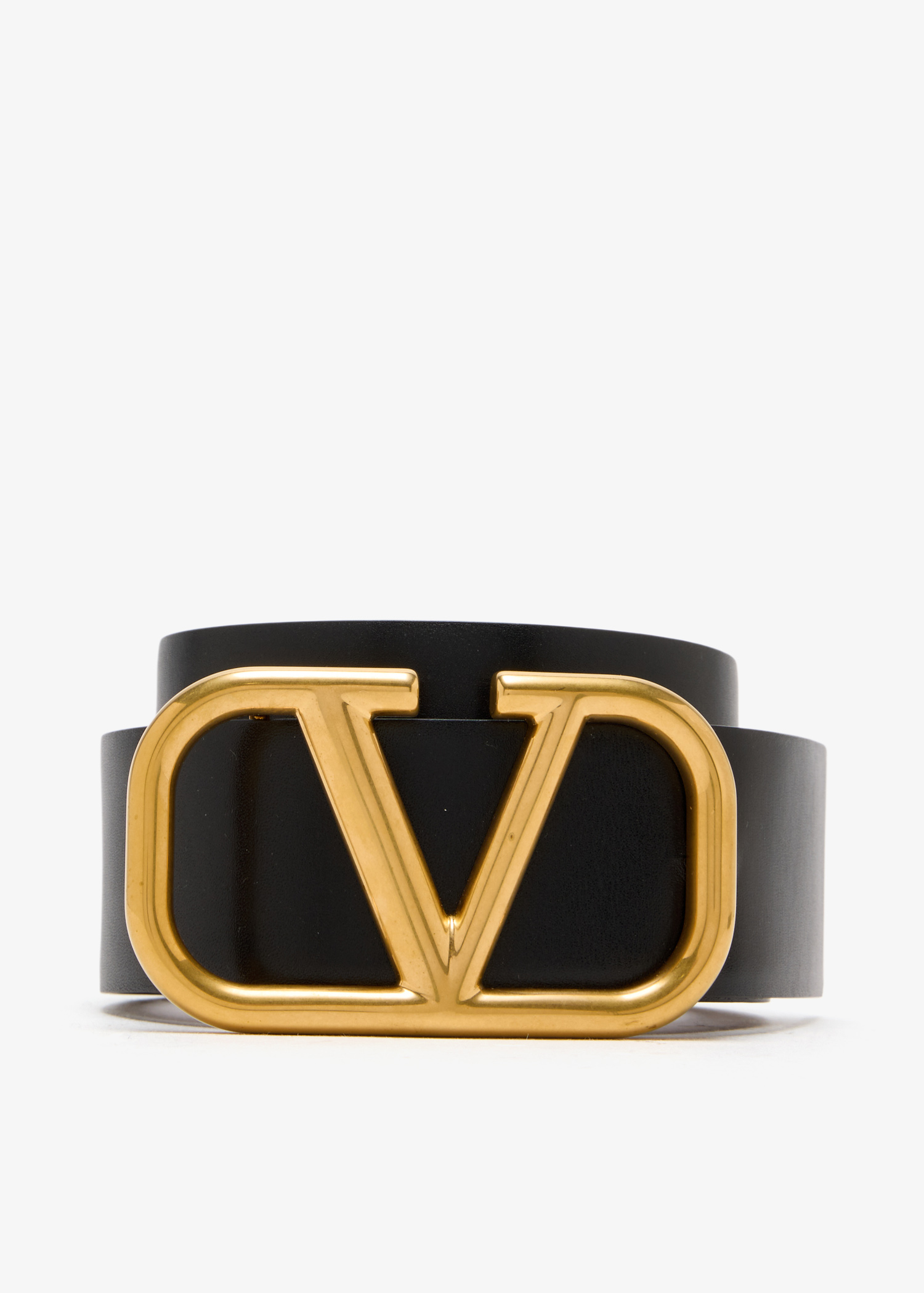

VLogo Signature reversible belt, Black