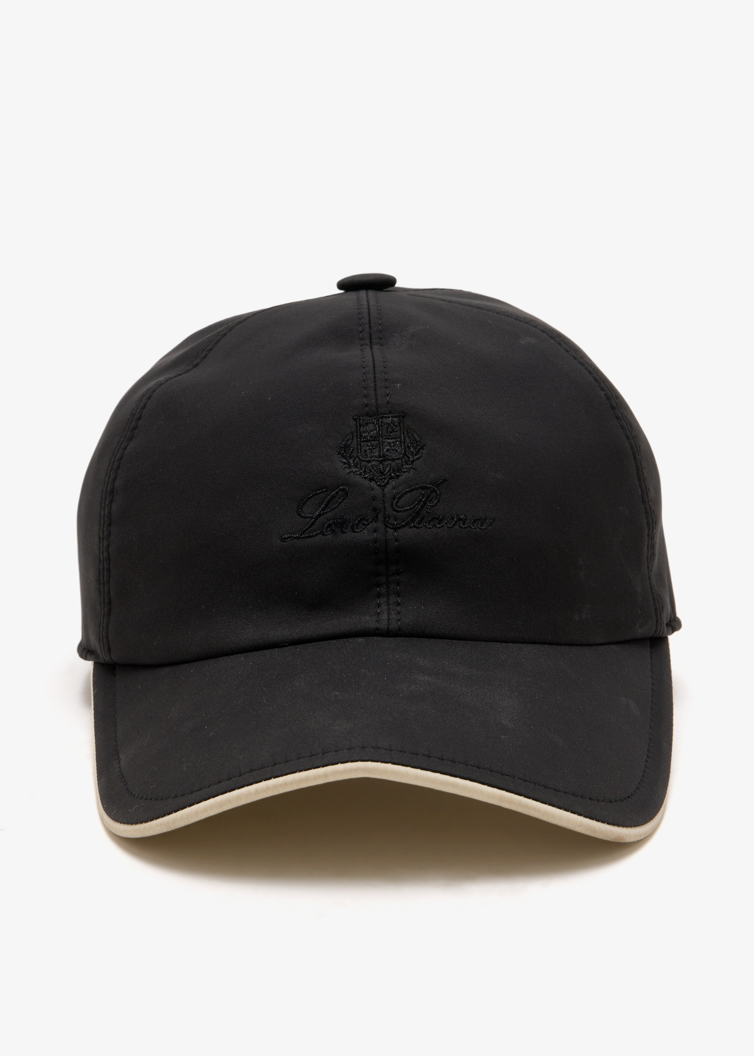 

Logo-Embroidered baseball cap, Black