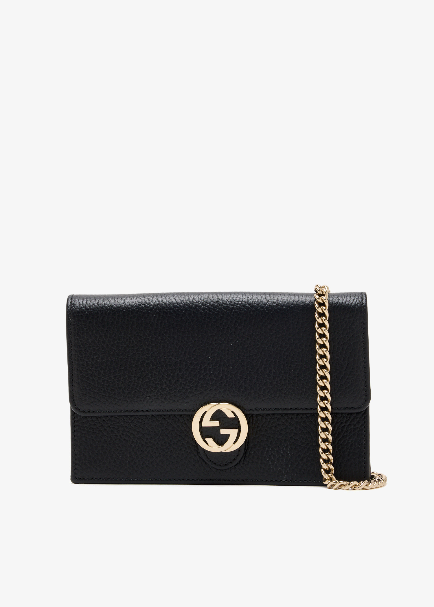

Interlocking G wallet on chain, Black