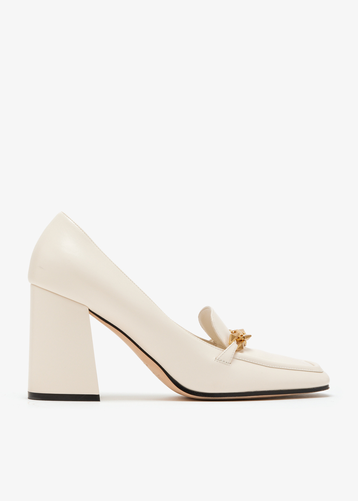 

Diamond Tilda 85 loafer pumps, Cream