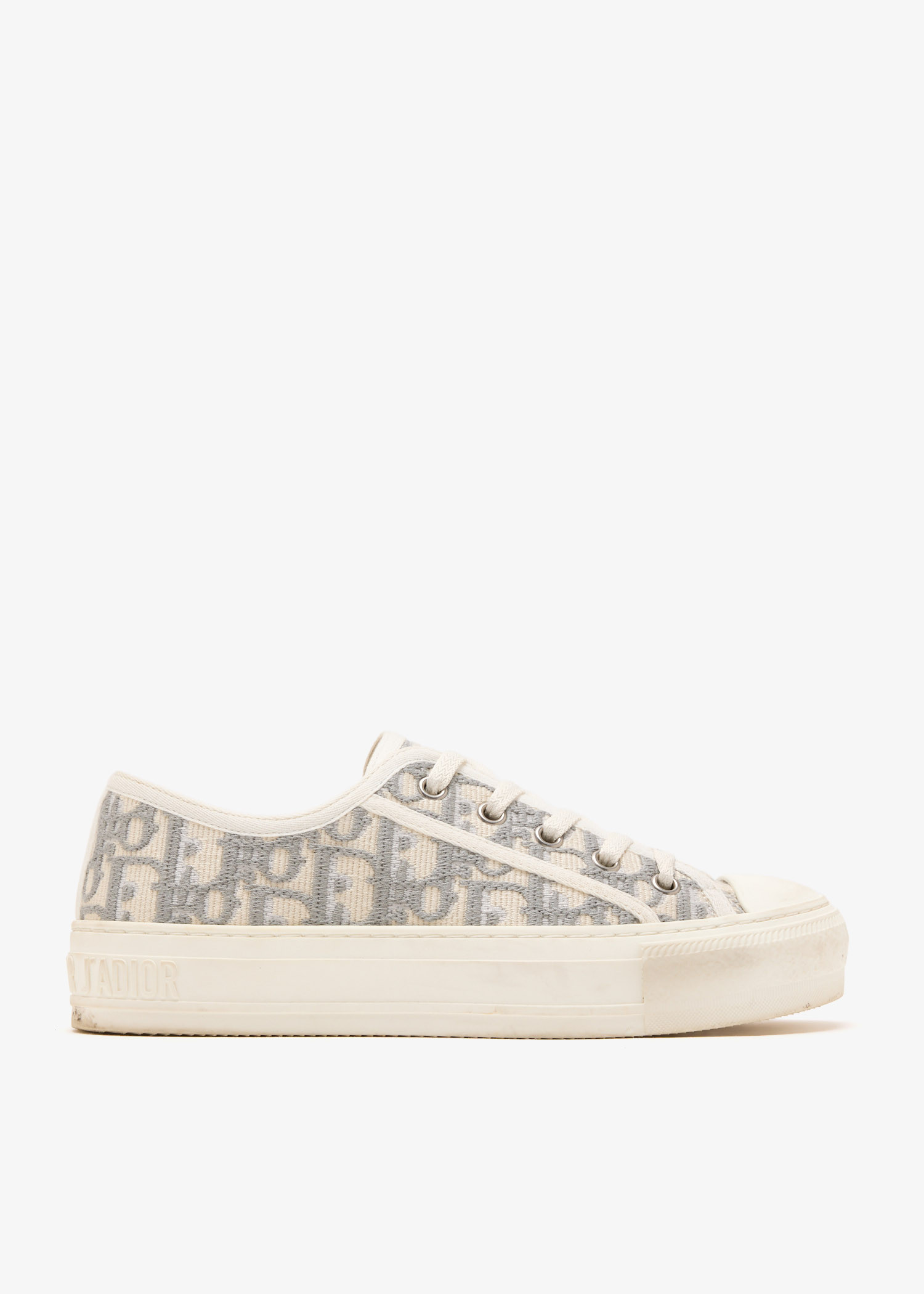 

Walk'n'Dior Oblique embroidered sneakers, Grey